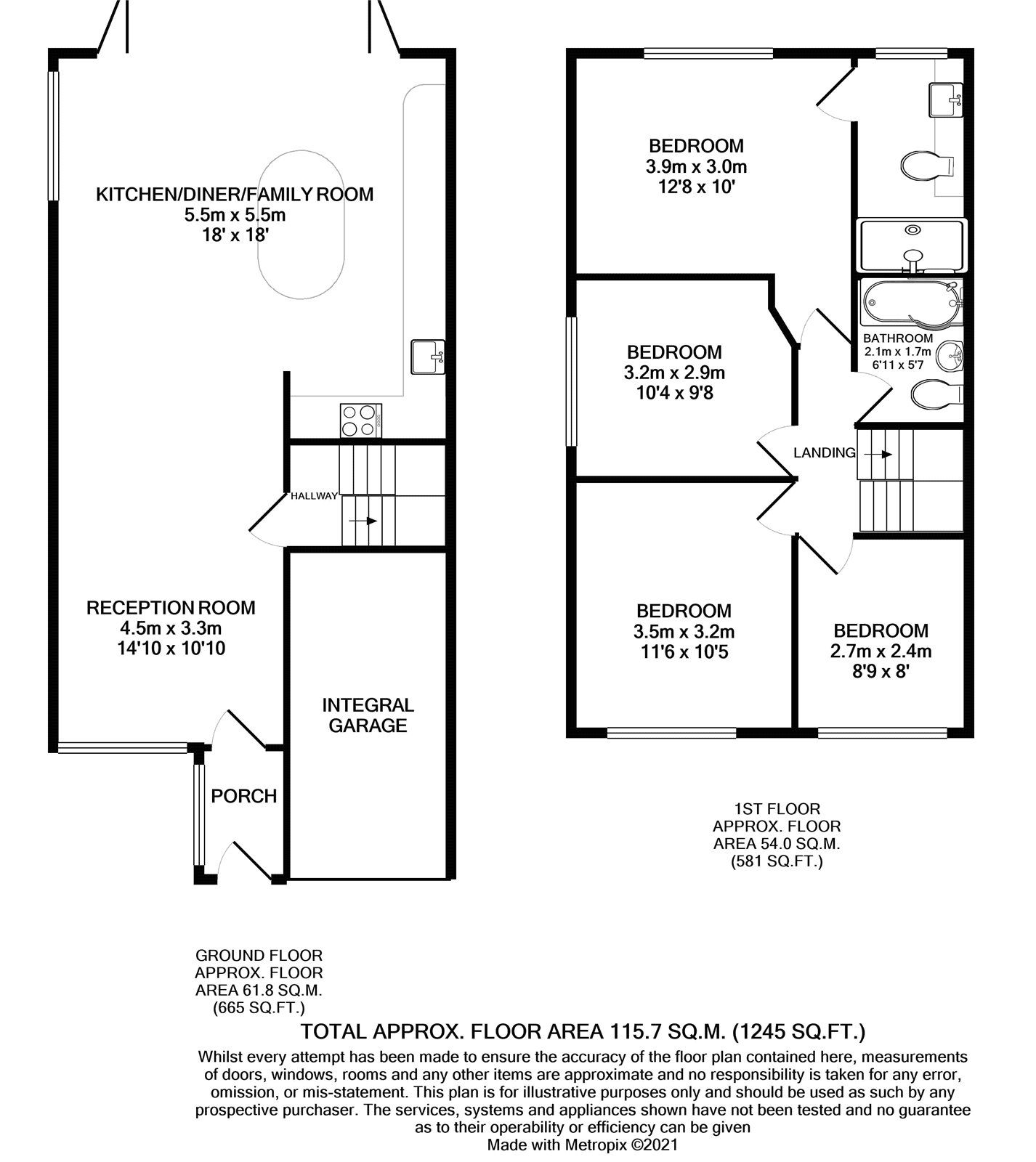 4 bed semidetached house for sale in Claremont Road, Hextable, Kent