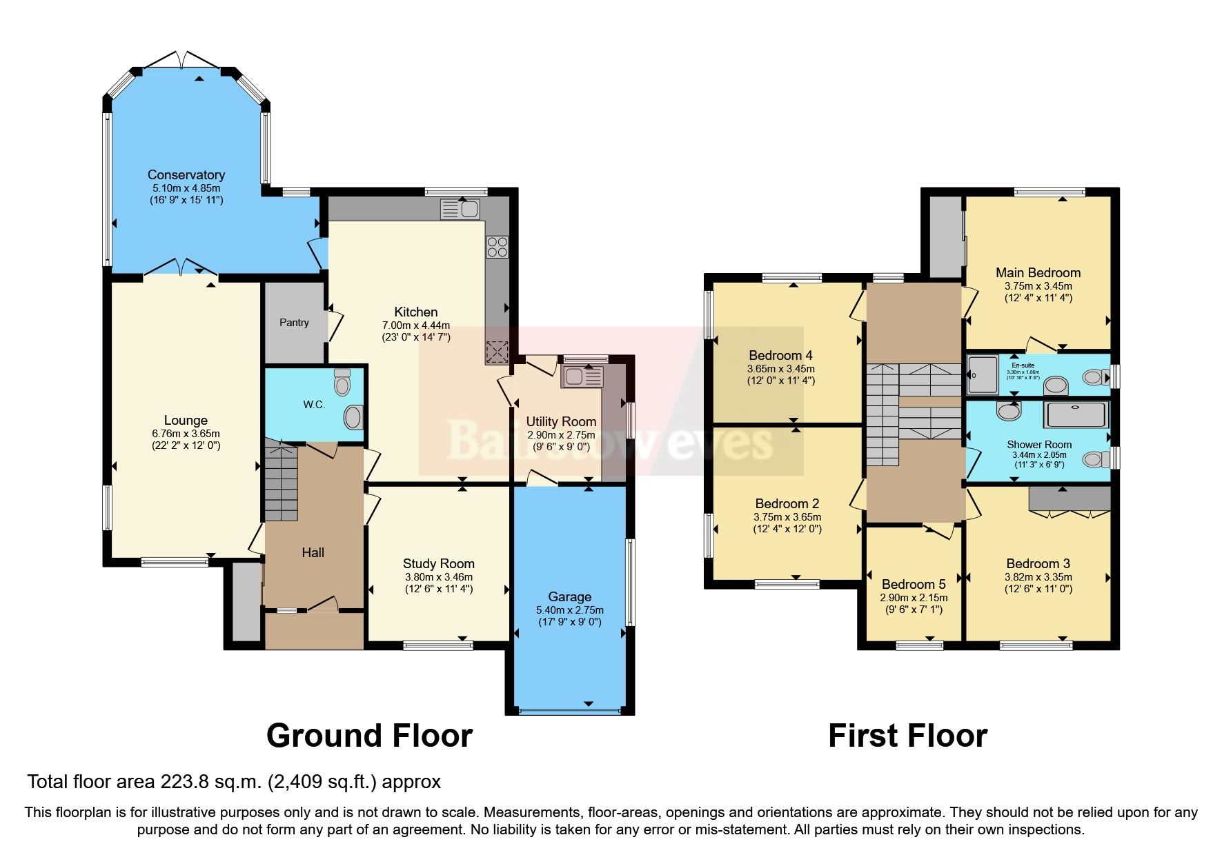 5 bed detached house for sale in Lincoln Road, Branston, Lincoln LN4