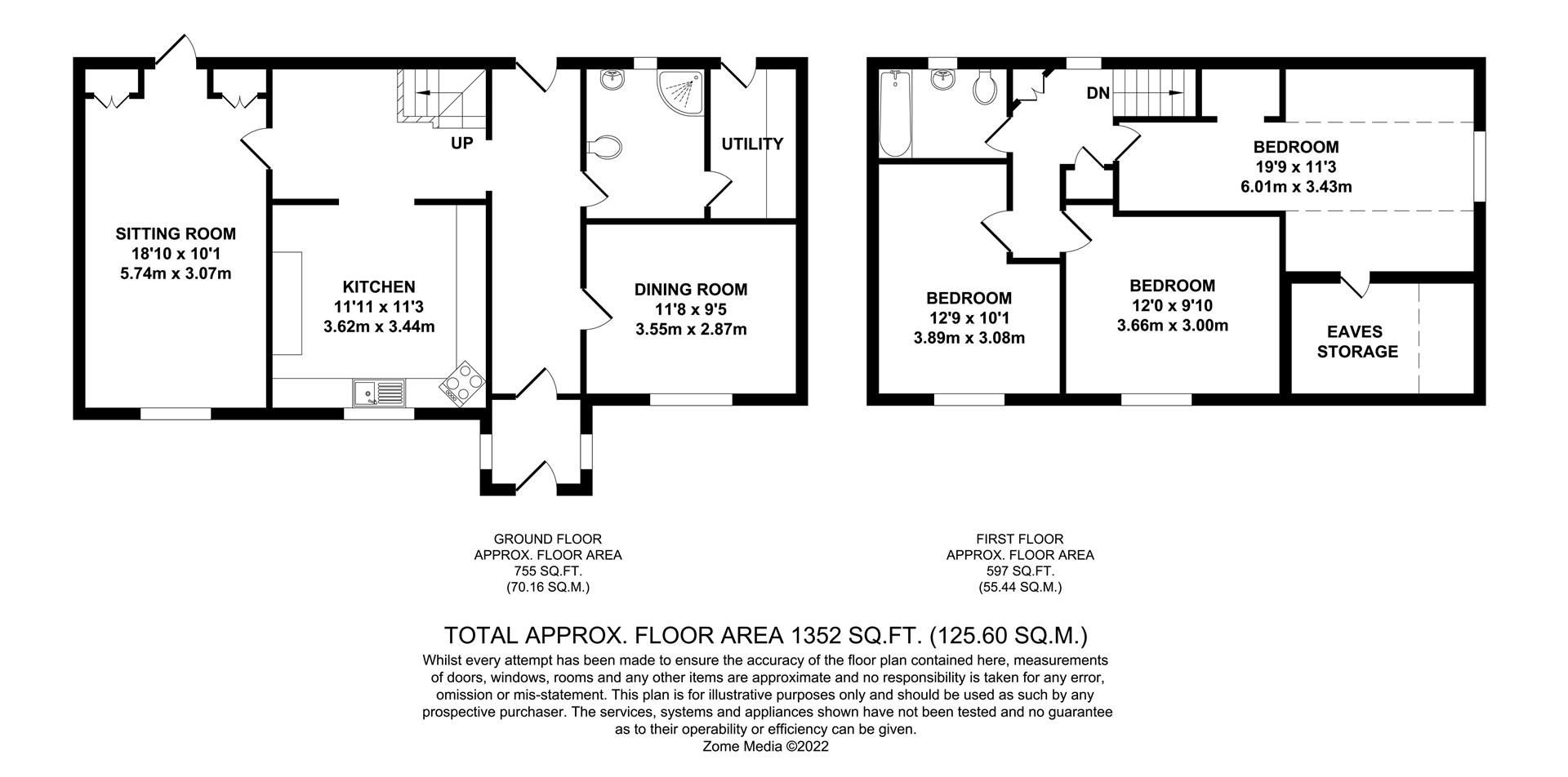 3 bed semidetached house for sale in Kent Close, Paddock Wood