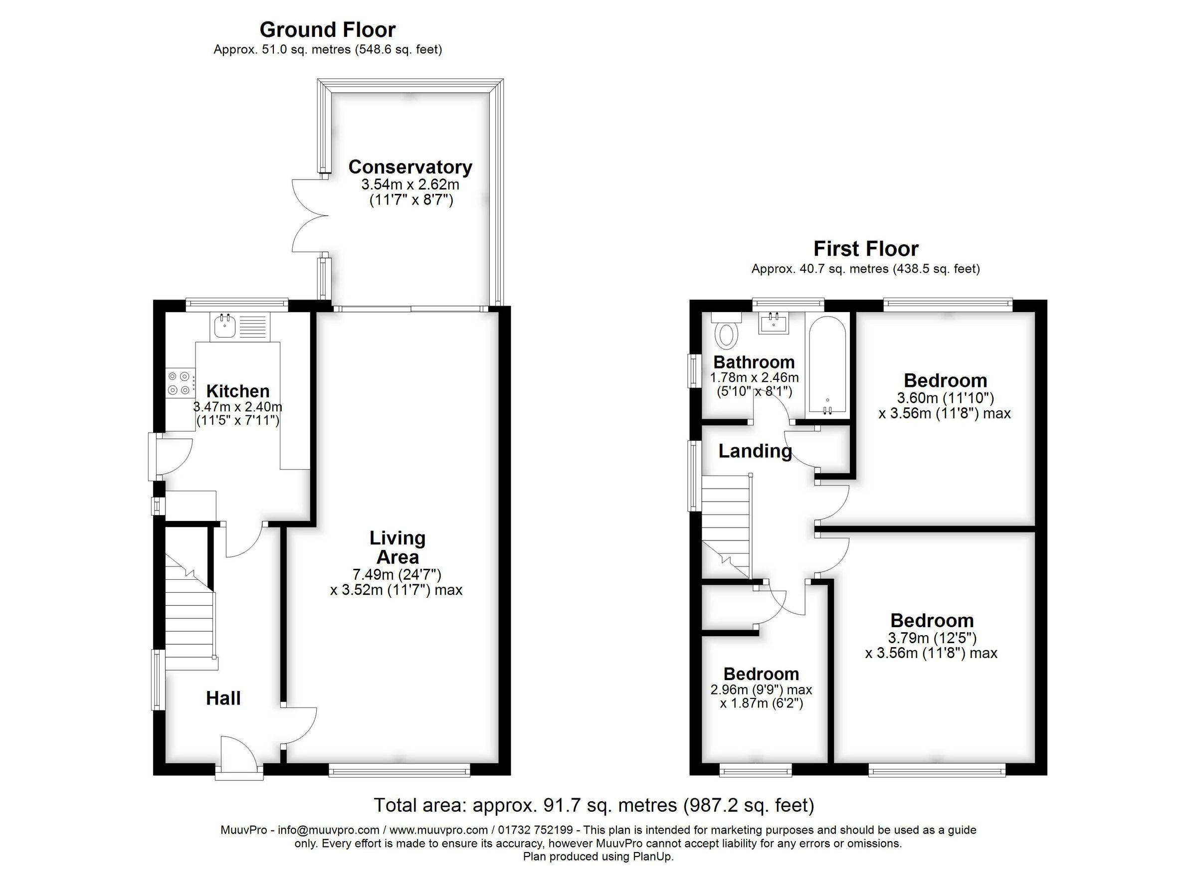 3 bed semidetached house for sale in Coltsfoot Road, Ware
