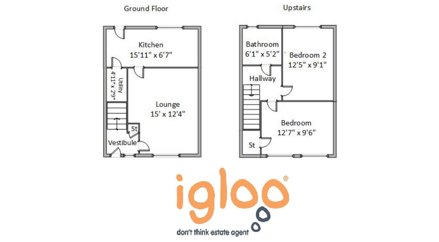 2 bed semidetached house for sale in Winton Crescent, Blantyre