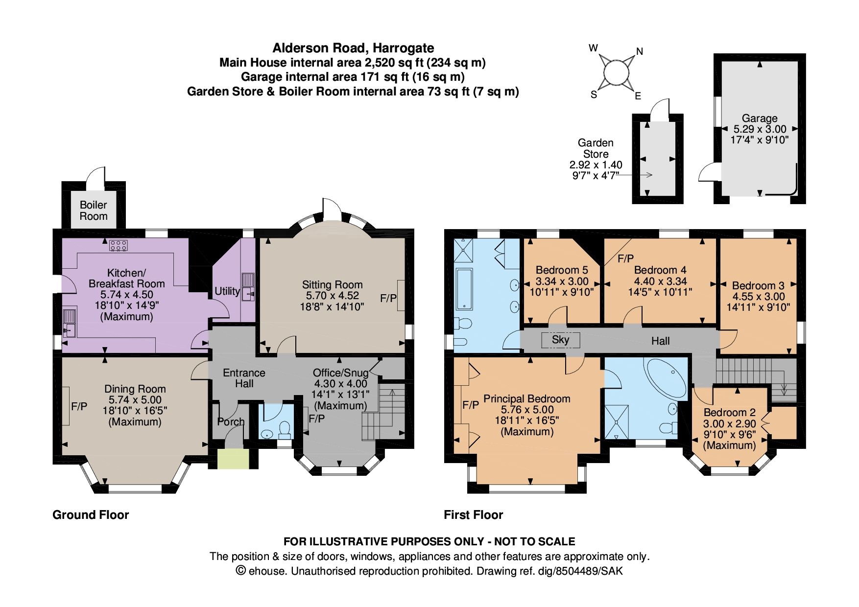 5 bed detached house for sale in Alderson Road, Harrogate, North