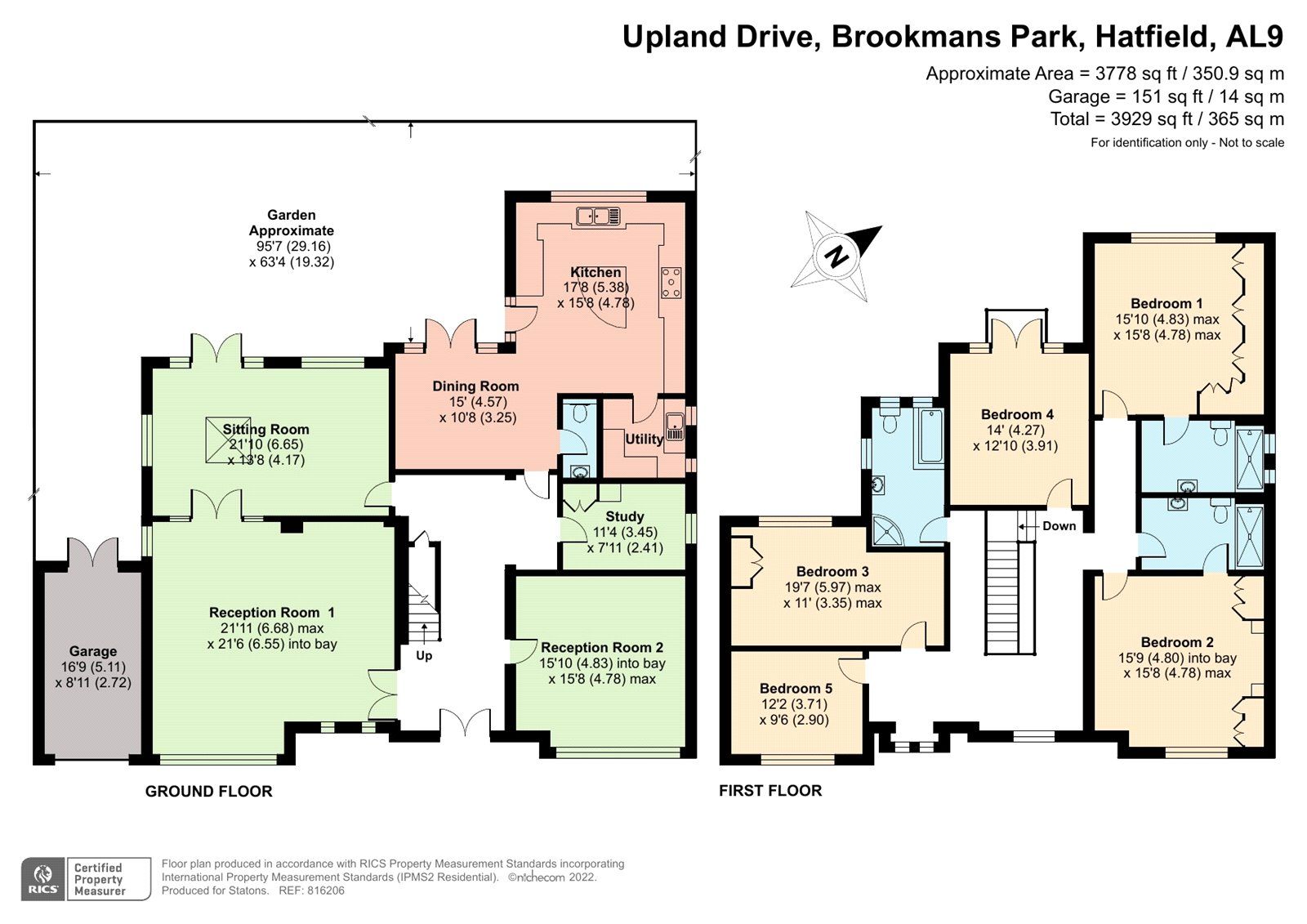 5 bed detached house for sale in Upland Drive, Brookmans Park
