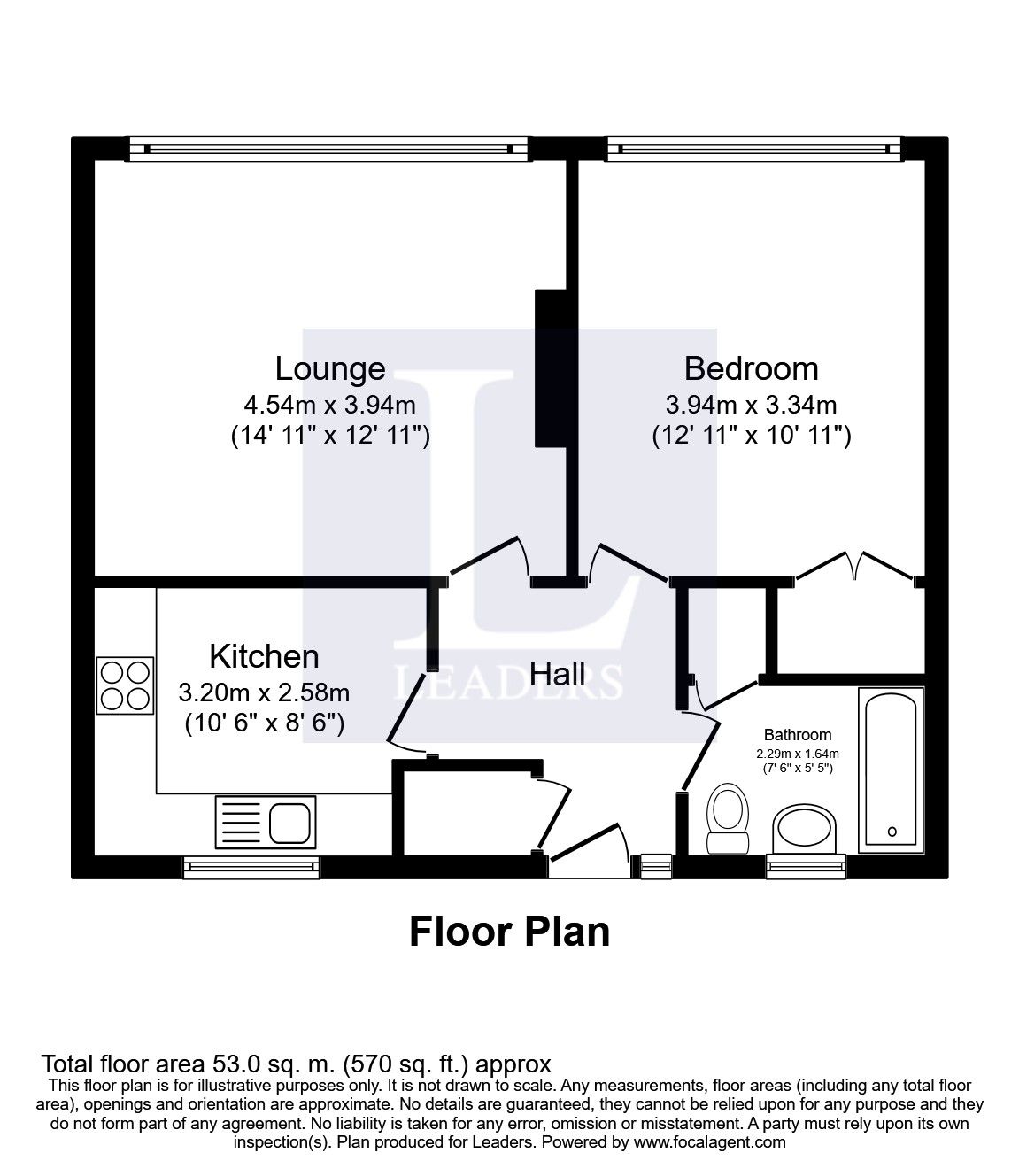 1 bed flat to rent in Bramber Square, Rustington, Littlehampton BN16