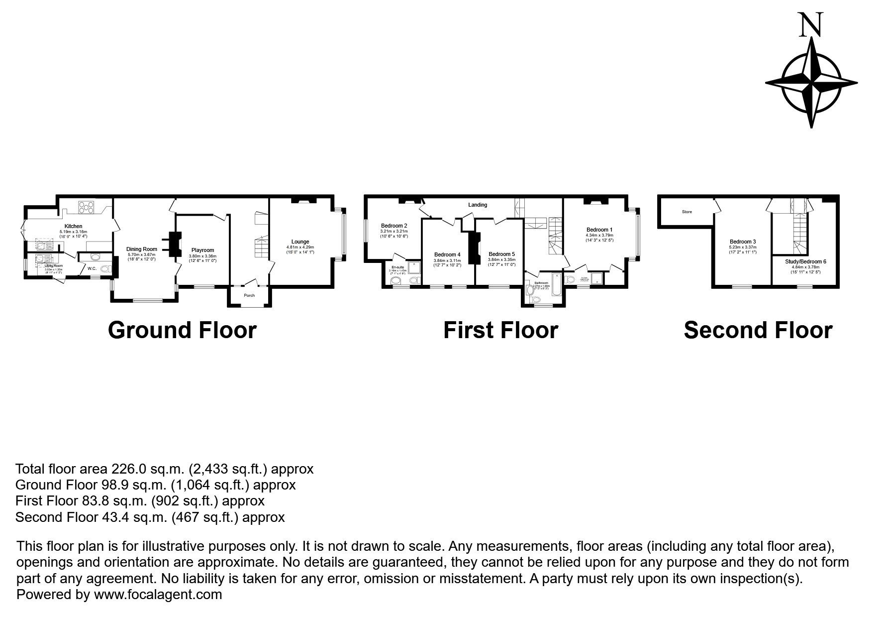 6 bed semidetached house for sale in Kentwood Hill, Tilehurst, Reading