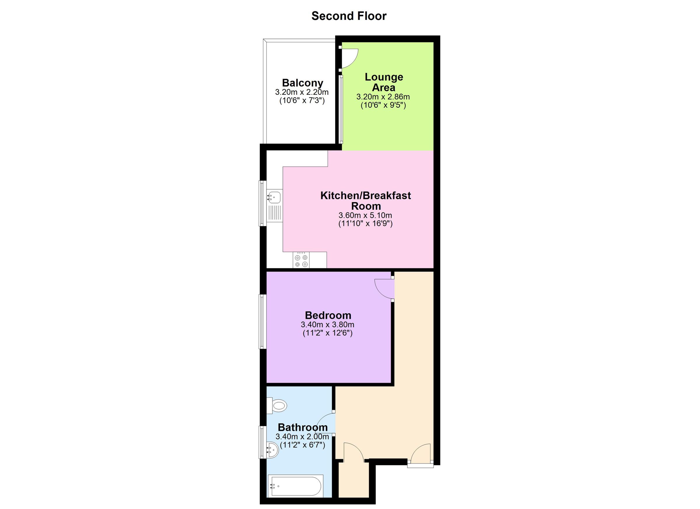 1 bed flat to rent in Back Stage Walk, Wallington SM6 Zoopla