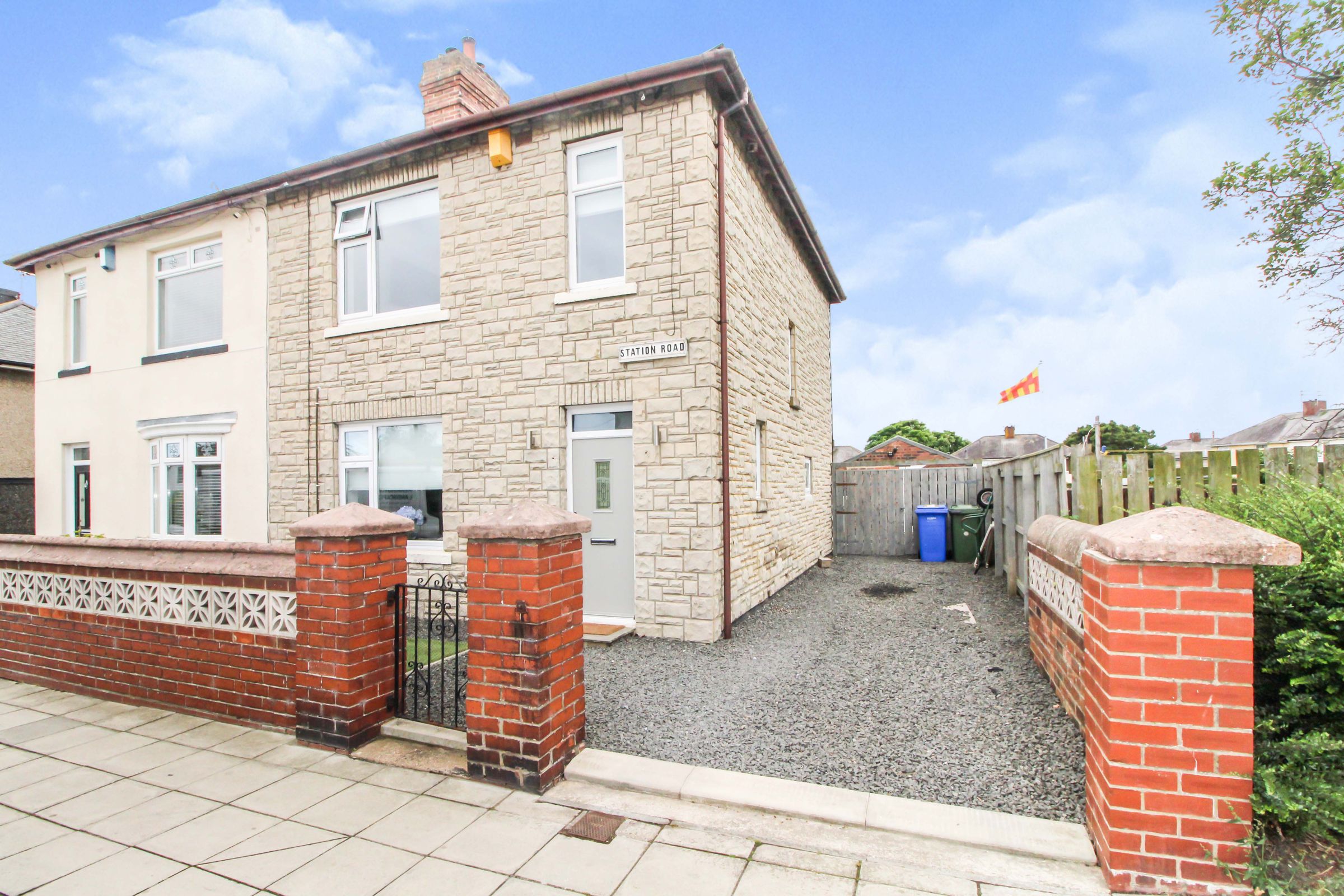 3 bed semidetached house for sale in Station Road, Seghill