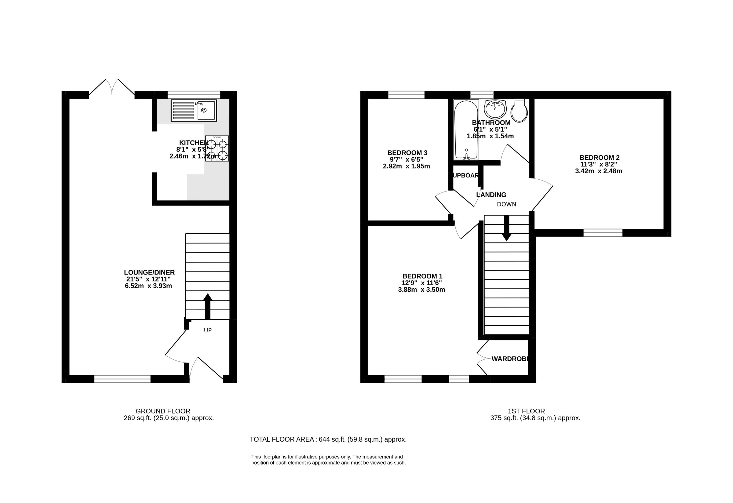 3 bed terraced house for sale in Cublands, Hertford, Hertfordshire SG13