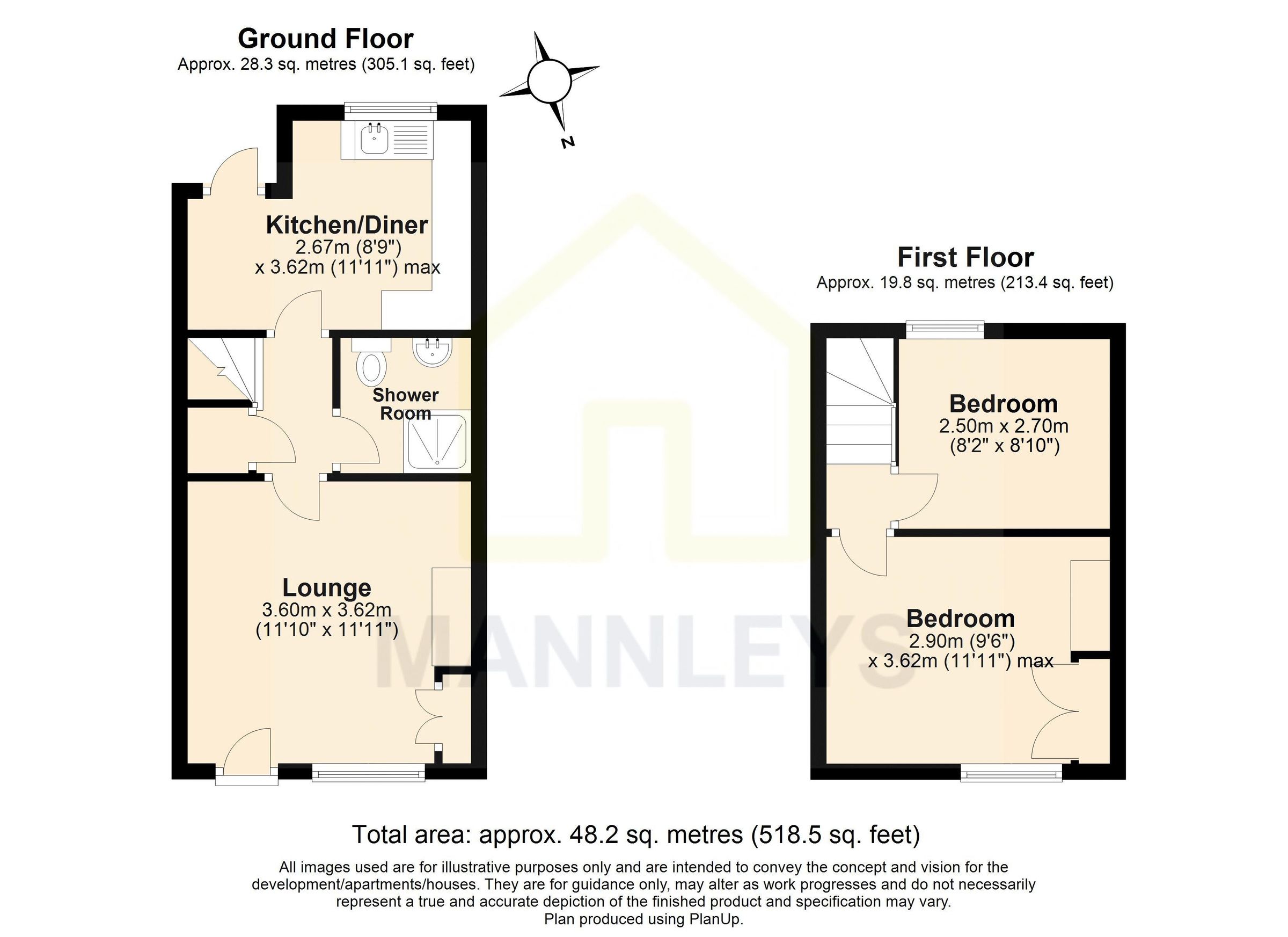 2 bed terraced house for sale in Woodhouse Lane, Horsehay, Telford TF4