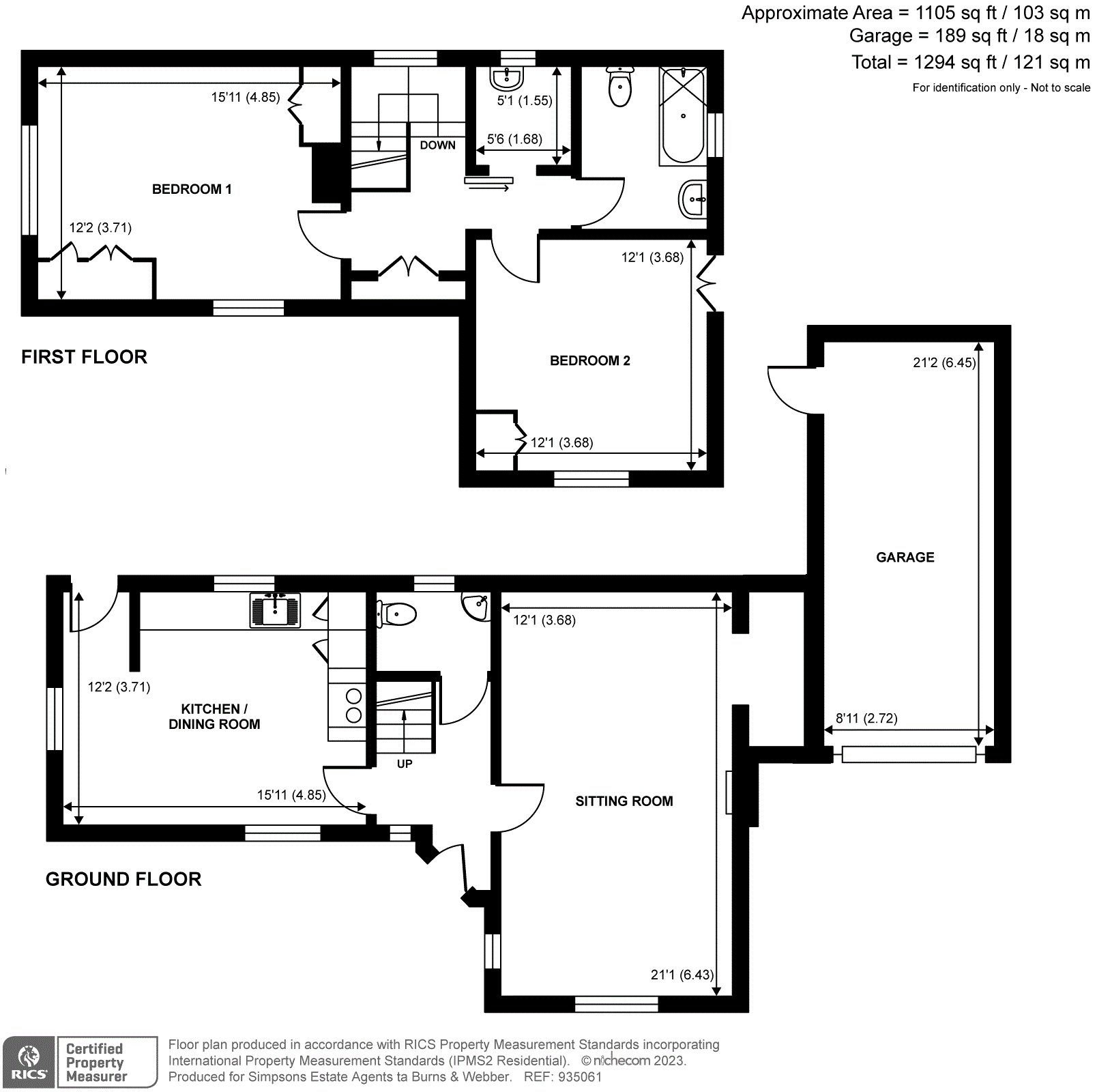 2 bed detached house for sale in Horse Block Hollow, Cranleigh GU6 Zoopla