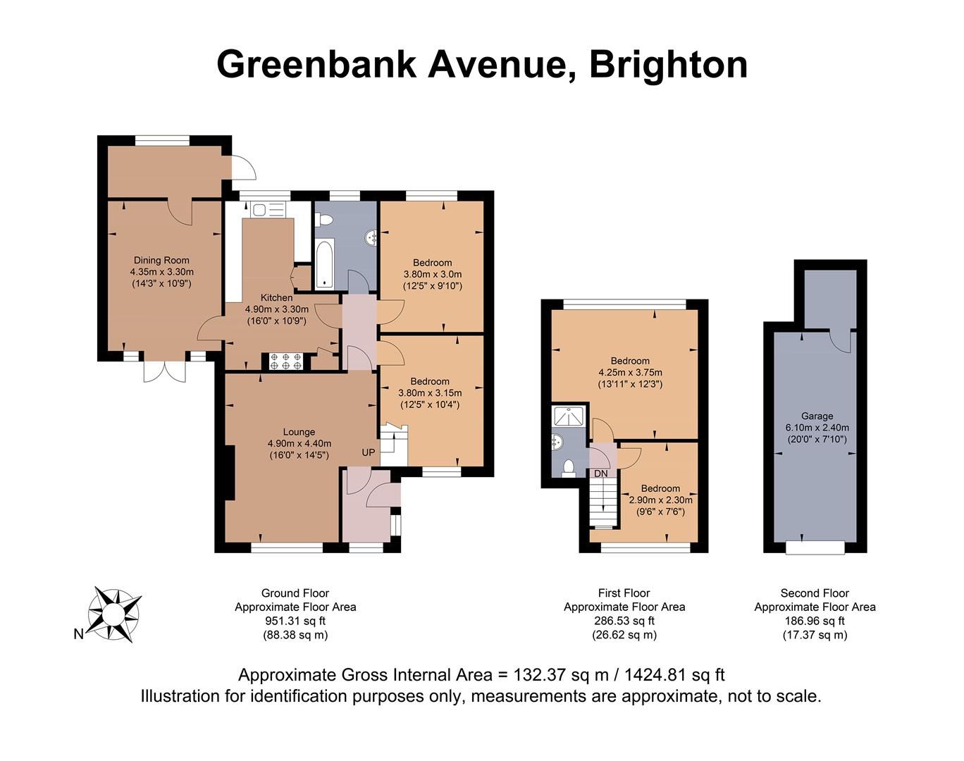 4 bed semidetached house for sale in Greenbank Avenue, Saltdean