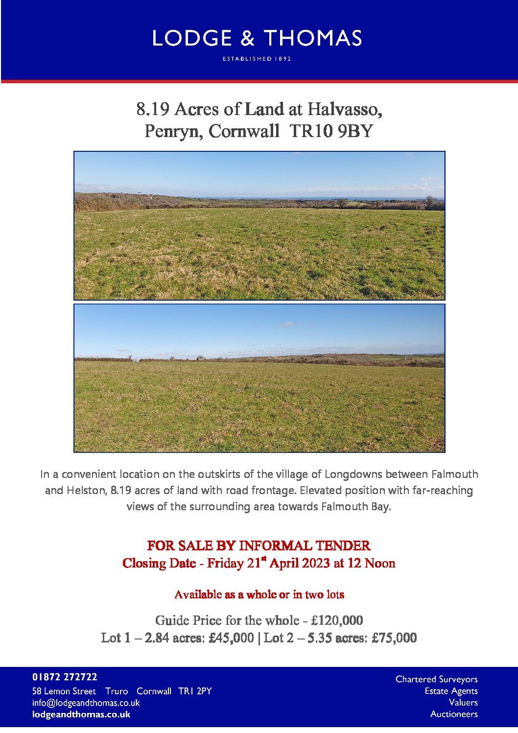 Land for sale in Halvasso, Penryn TR10 Zoopla