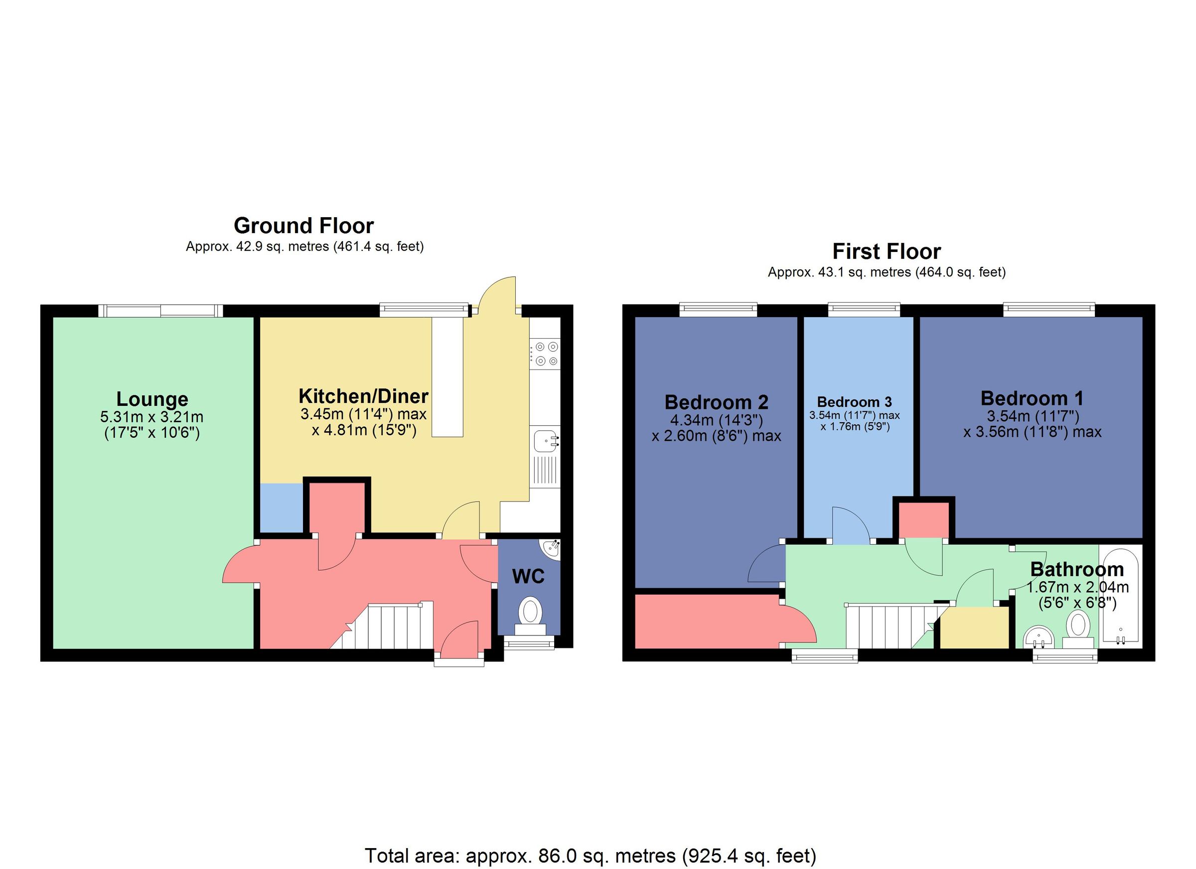 3 bed semidetached house for sale in Magpie Place, Boundary Way