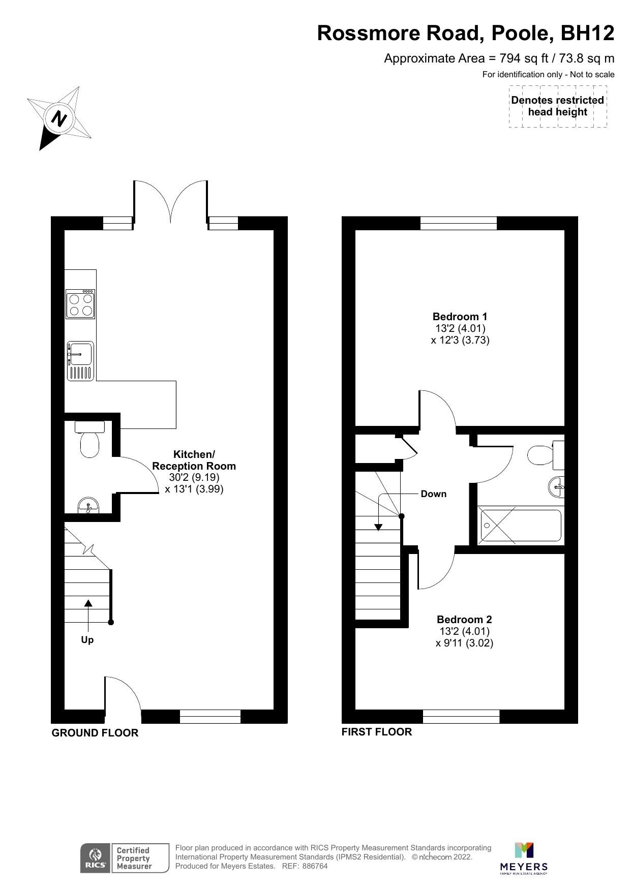 2 bed semidetached house for sale in Rossmore Road, Parkstone, Poole BH12 Zoopla
