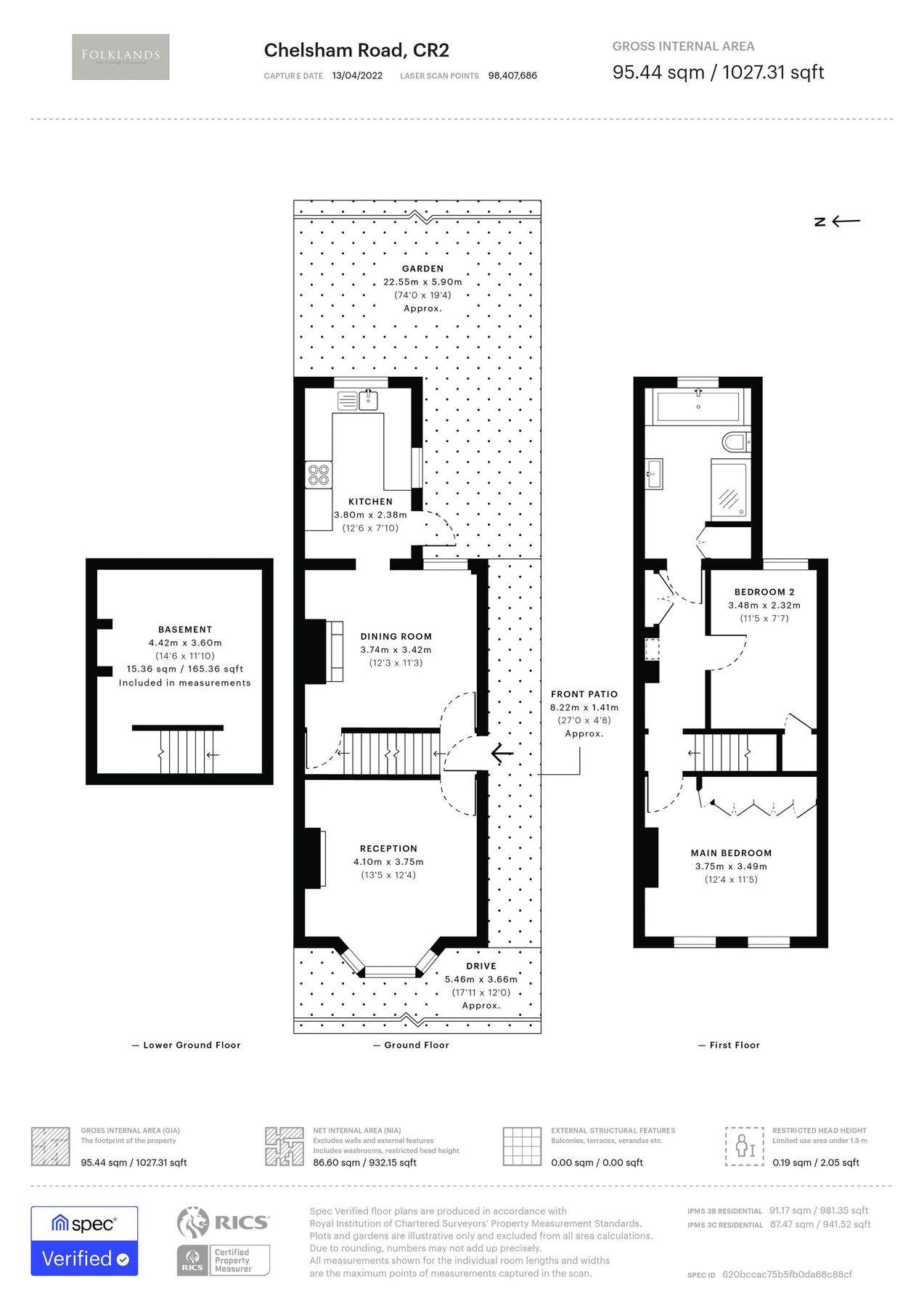 2 bed semidetached house for sale in Chelsham Road, South Croydon CR2