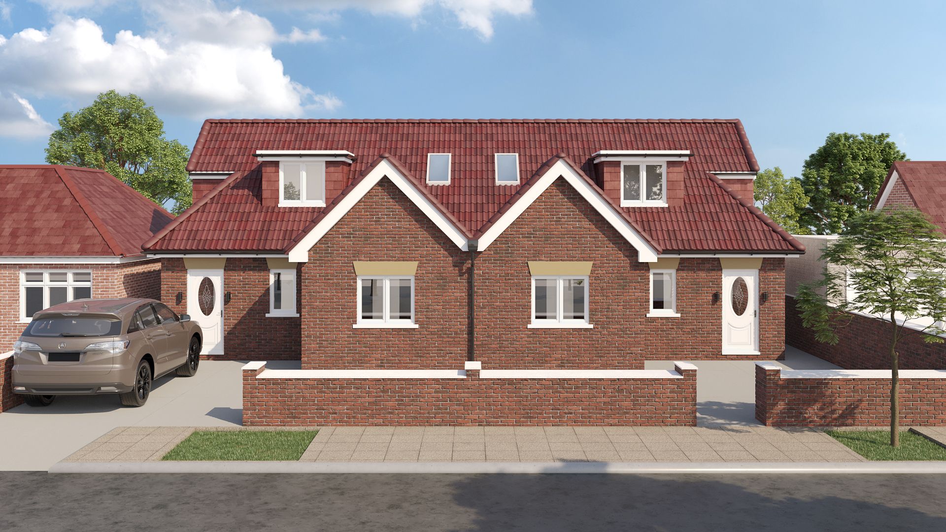 New home, 3 bed semidetached bungalow for sale in Curtis Road, Whitton