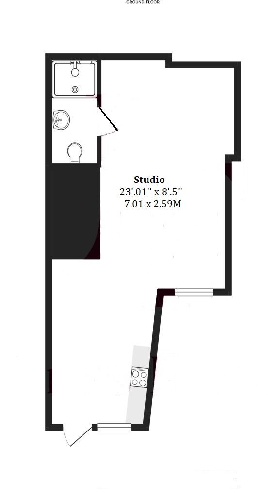 Studio to rent in Spring Gardens, West Molesey KT8 Zoopla