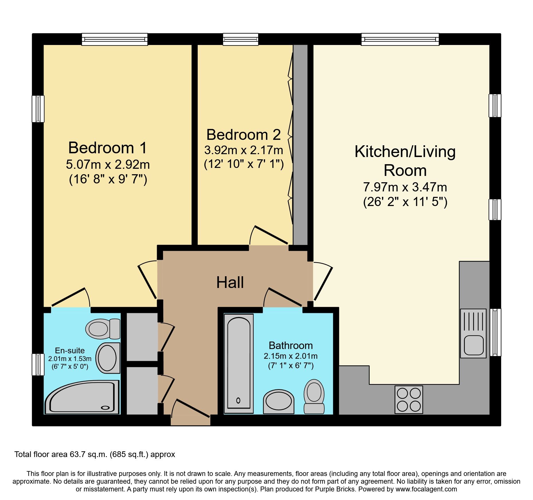 2 bed flat for sale in 6 Charlotte Way, West Malling ME19 Zoopla