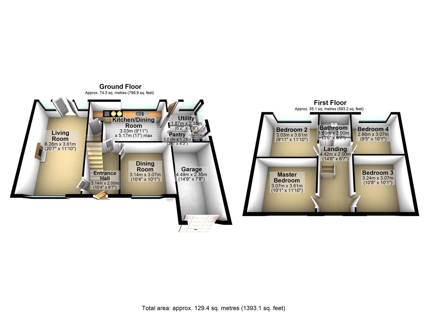 4 bed detached house for sale in Postland Road, Crowland, Peterborough