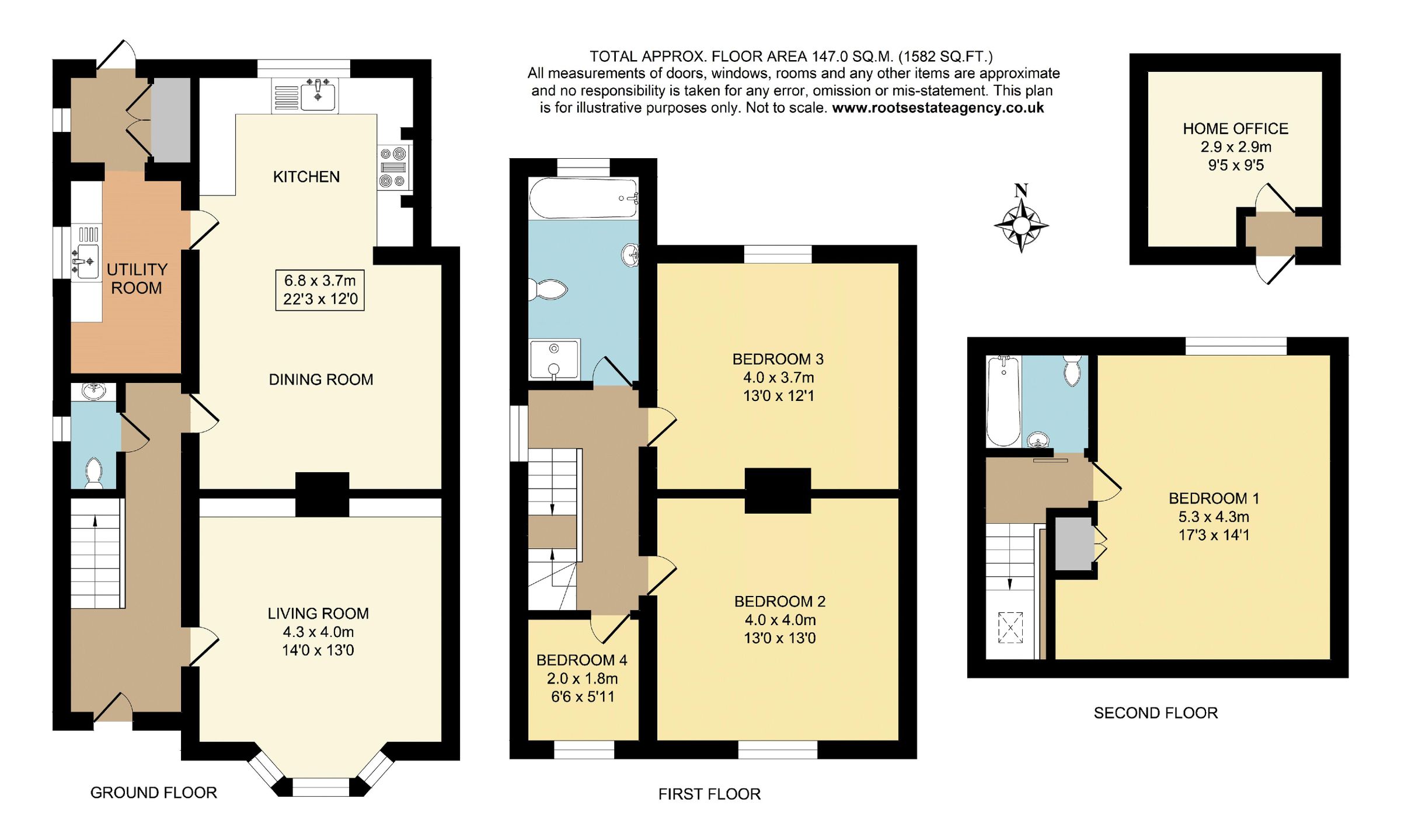 4 bed semidetached house for sale in Bath Road, Thatcham RG18 Zoopla