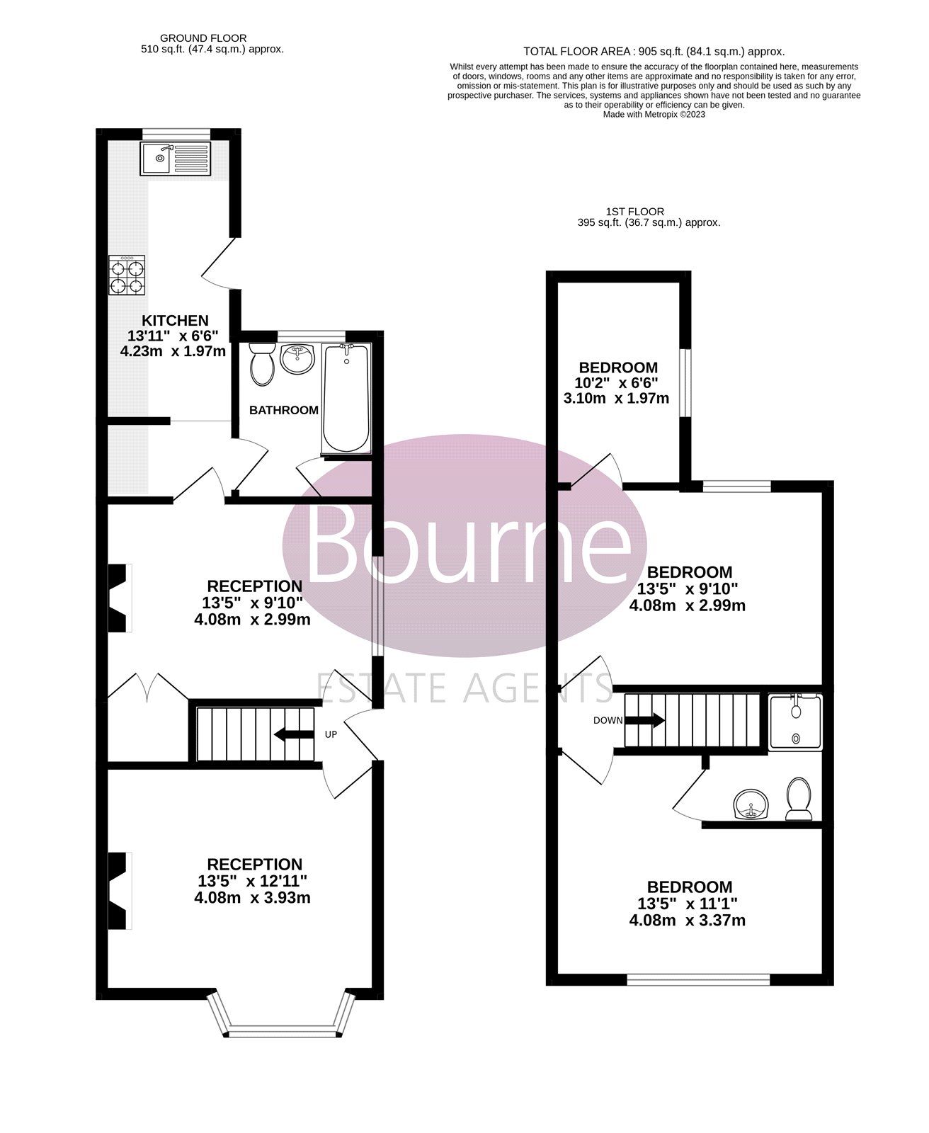 3 bed semidetached house for sale in Connaught Road, Brookwood, Woking