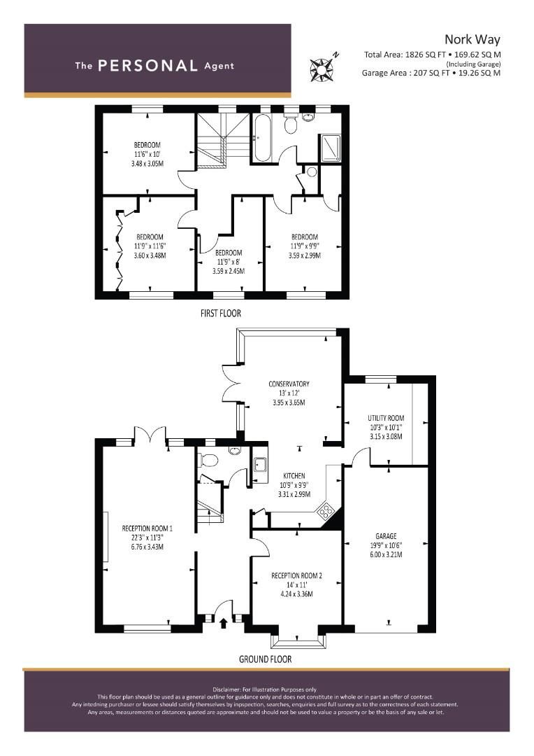 4 bed semidetached house for sale in Nork Way, Banstead SM7 Zoopla