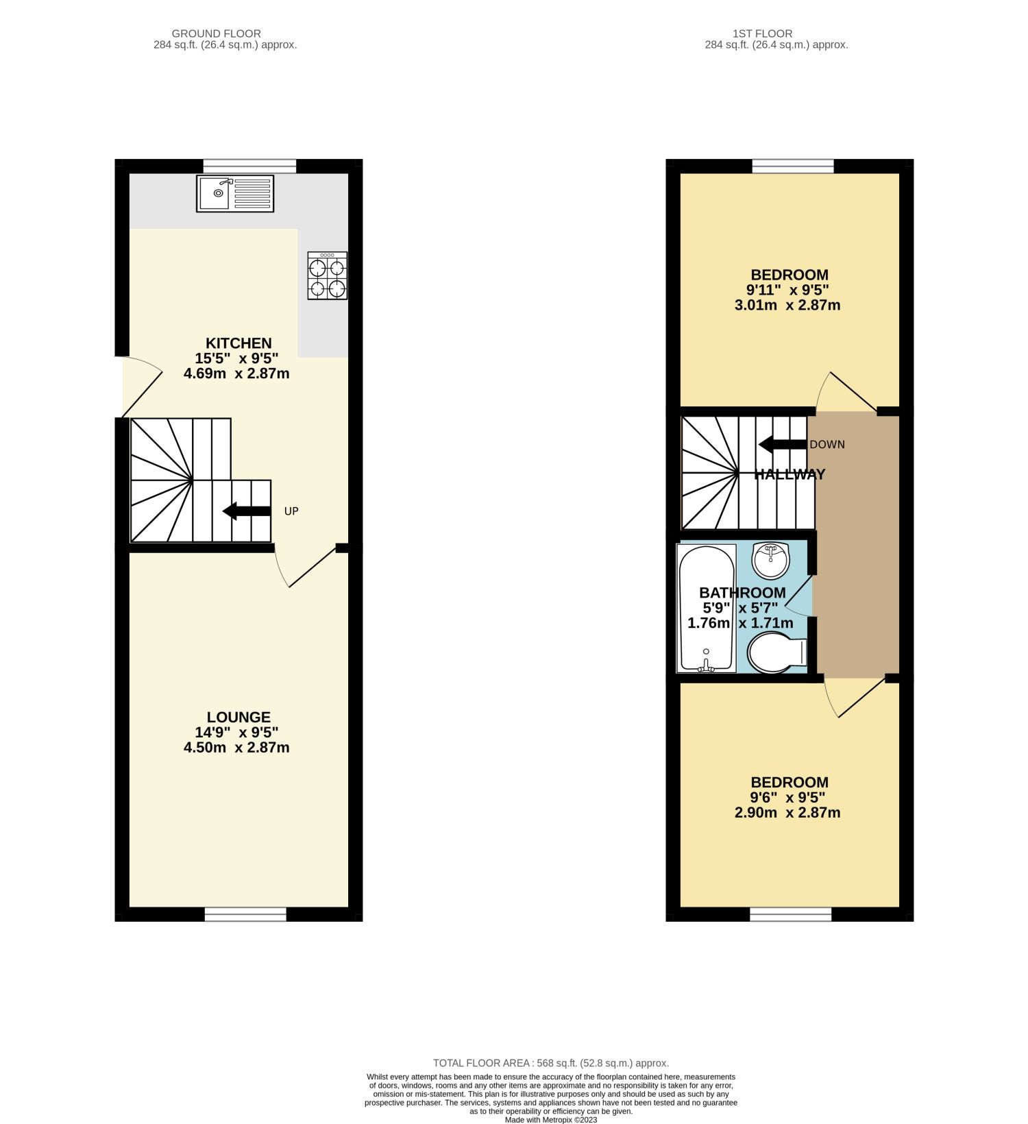 2 bed semidetached house to rent in Abbott Road, Abingdon OX14 Zoopla