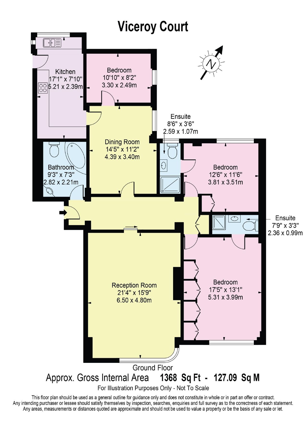 3 bed flat for sale in Viceroy Court, St John's Wood, Prince Albert