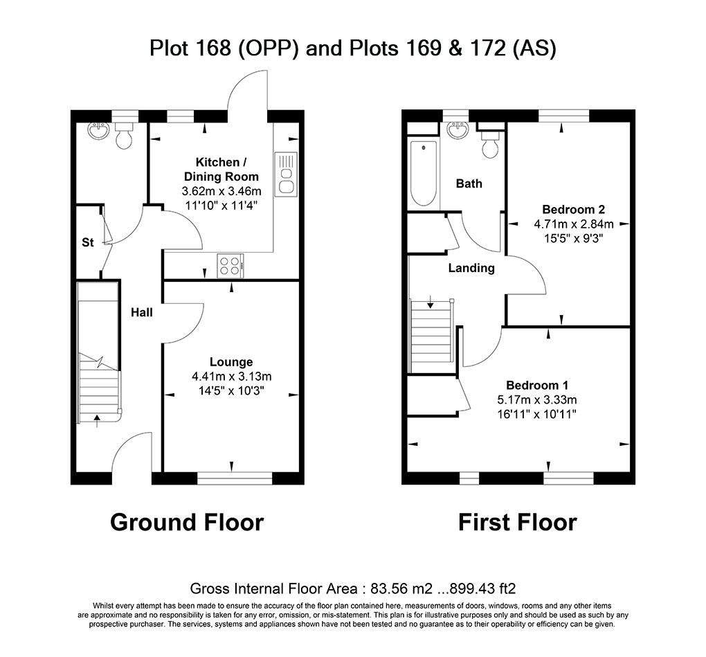 New home, 2 bed end terrace house for sale in Watermans Park