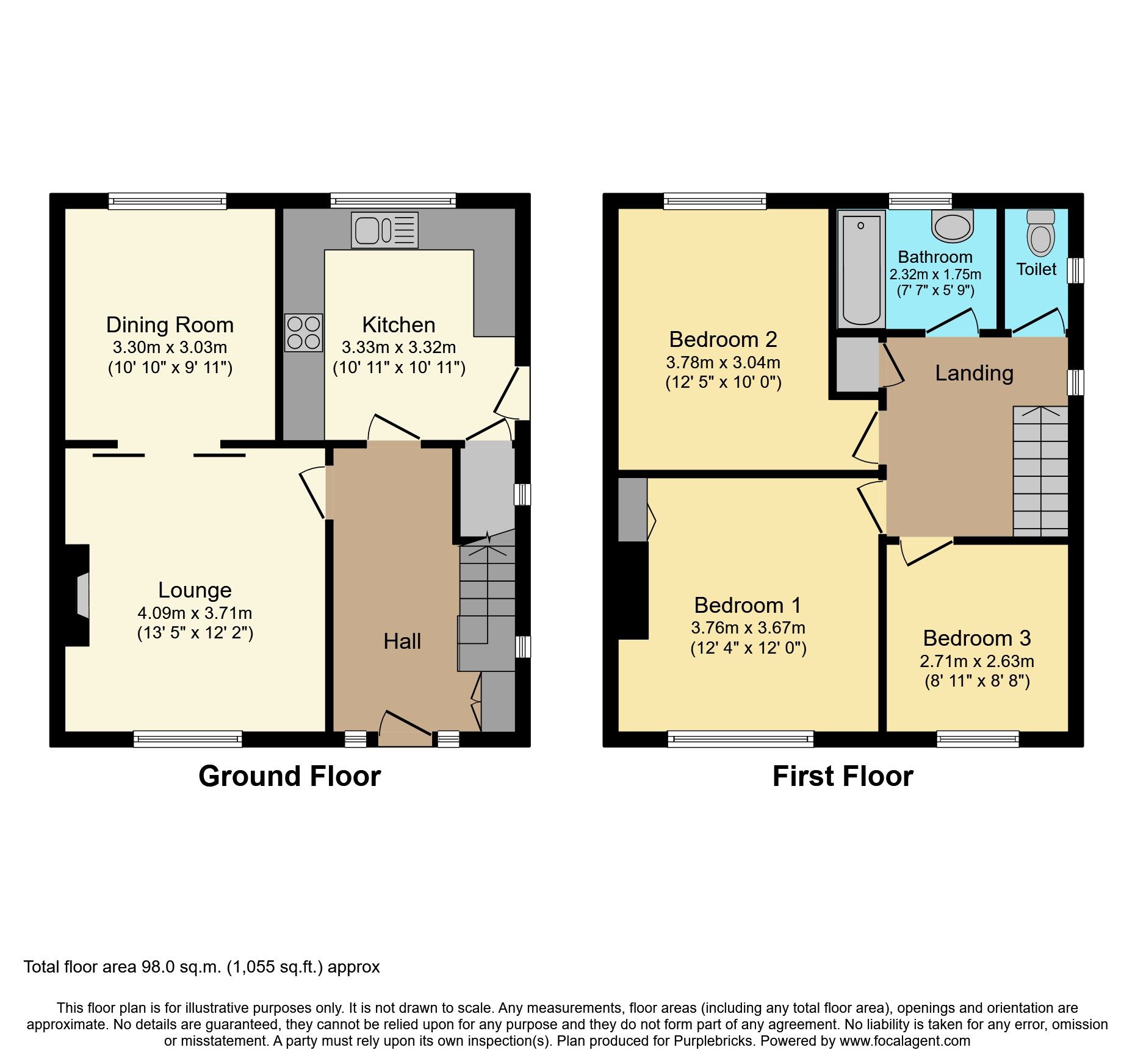 3 bed semidetached house for sale in South View Gardens, Pontefract