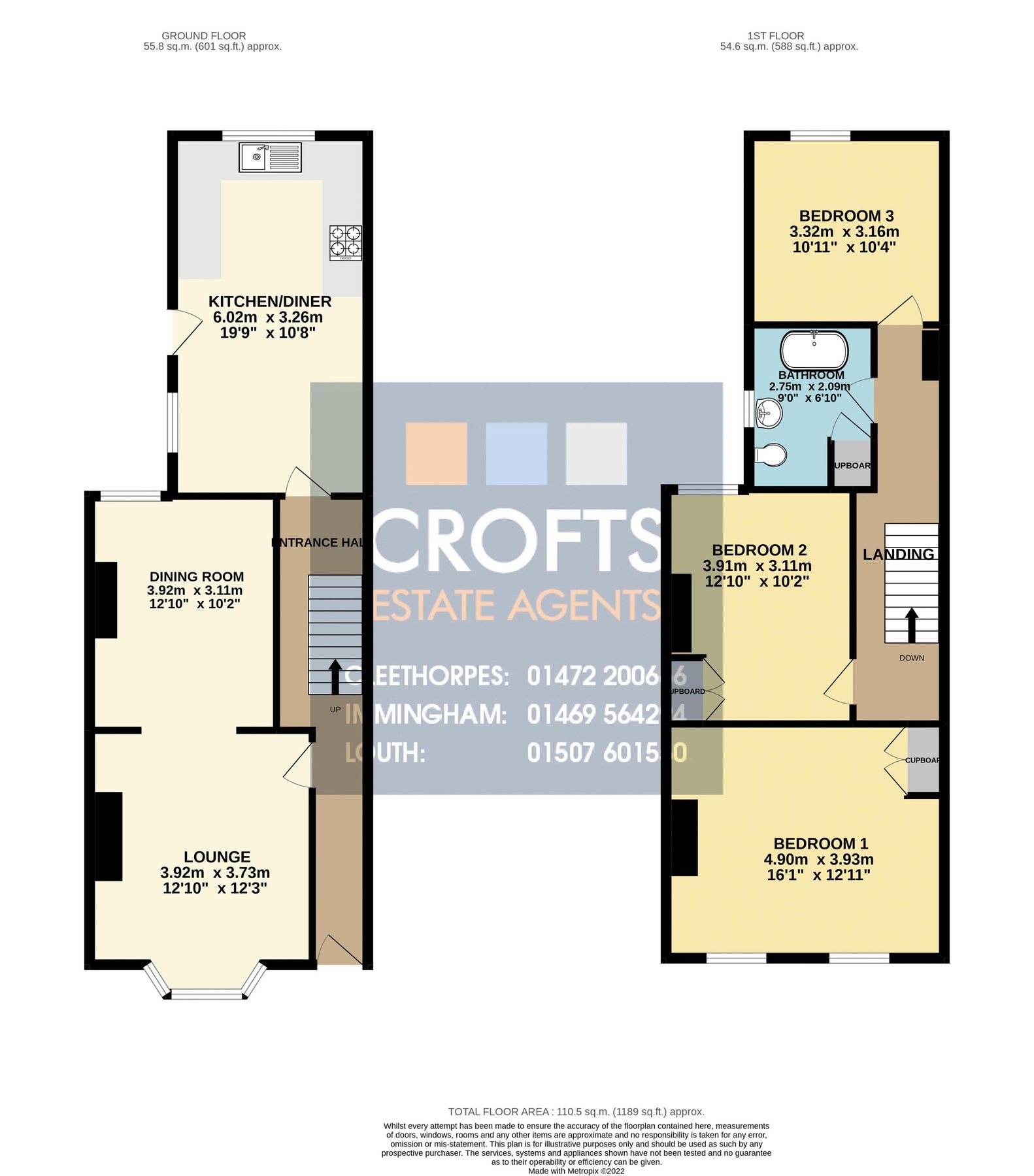 3 bed terraced house for sale in Thrunscoe Road, Cleethorpes DN35 Zoopla