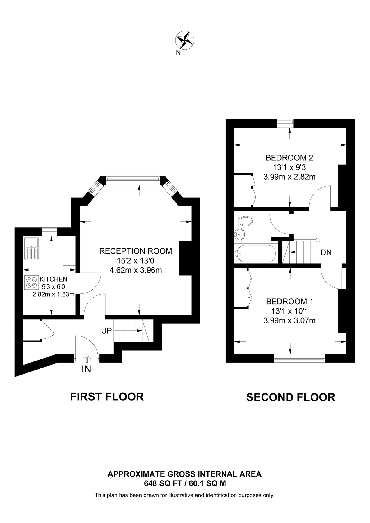 2 bed flat to rent in Granville Road, Putney, London SW18 Zoopla