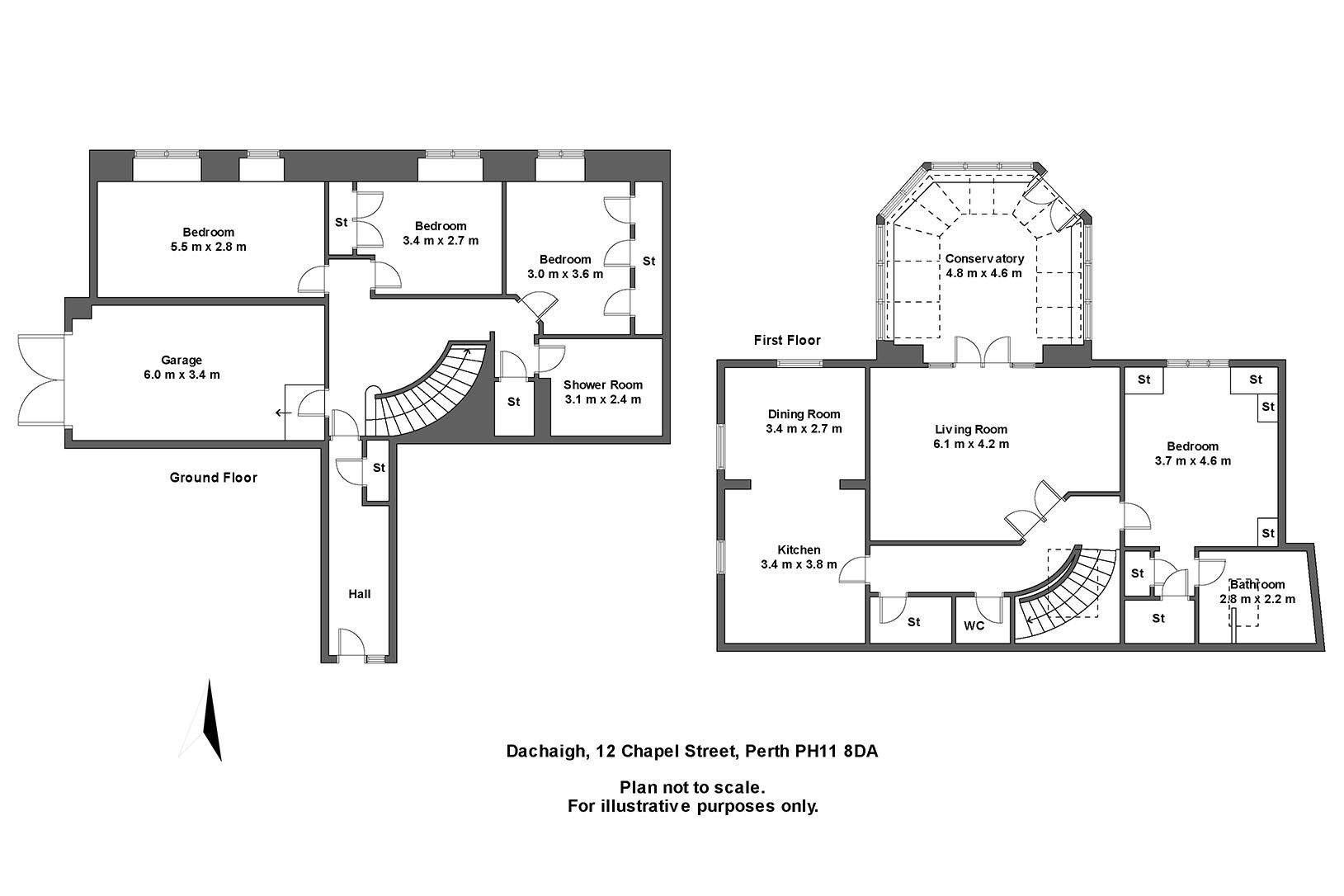4 bed semidetached house for sale in 12 Chapel Street, Alyth PH11 Zoopla