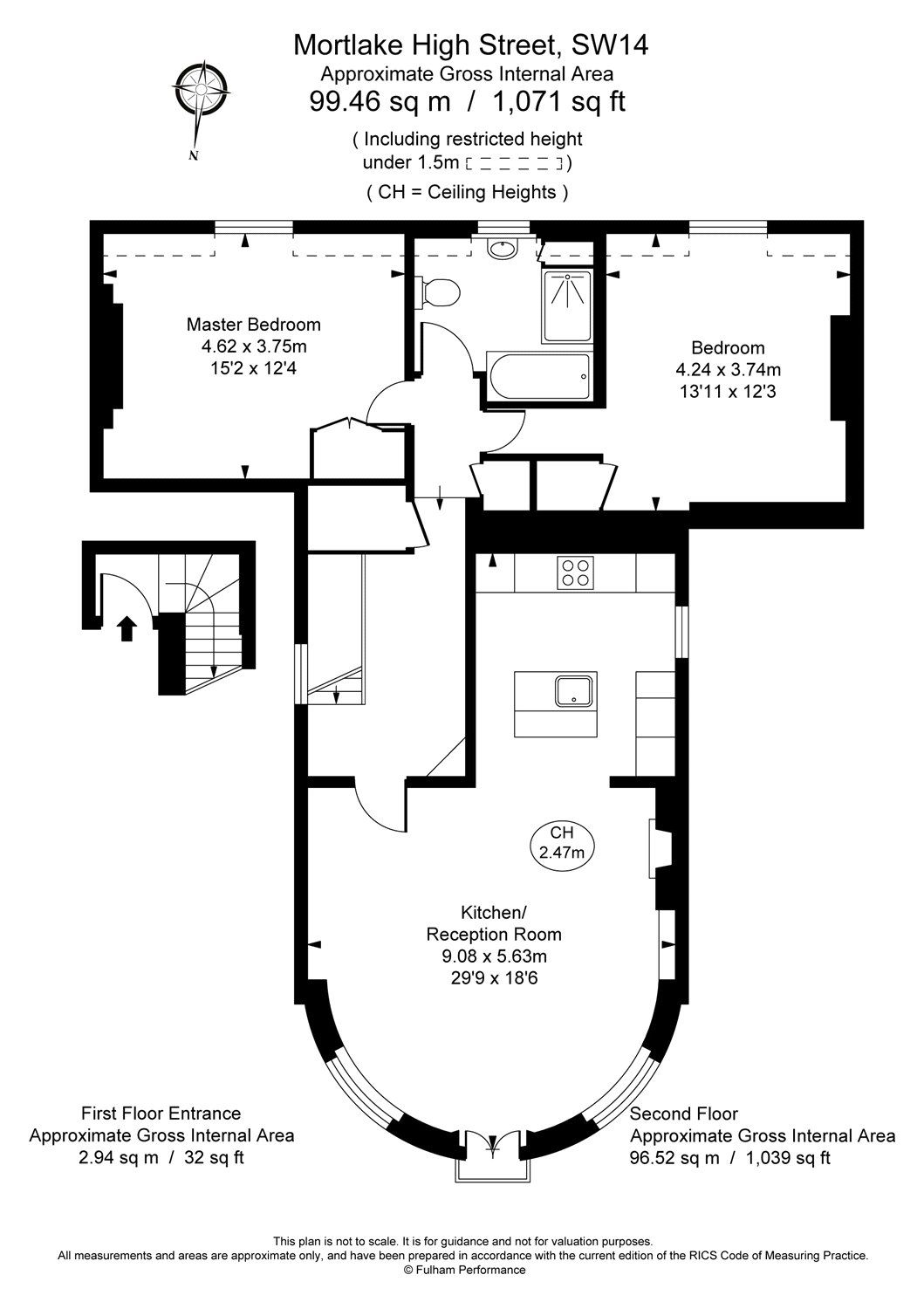 2 bed flat to rent in Mortlake High Street, Mortlake, London SW14 Zoopla