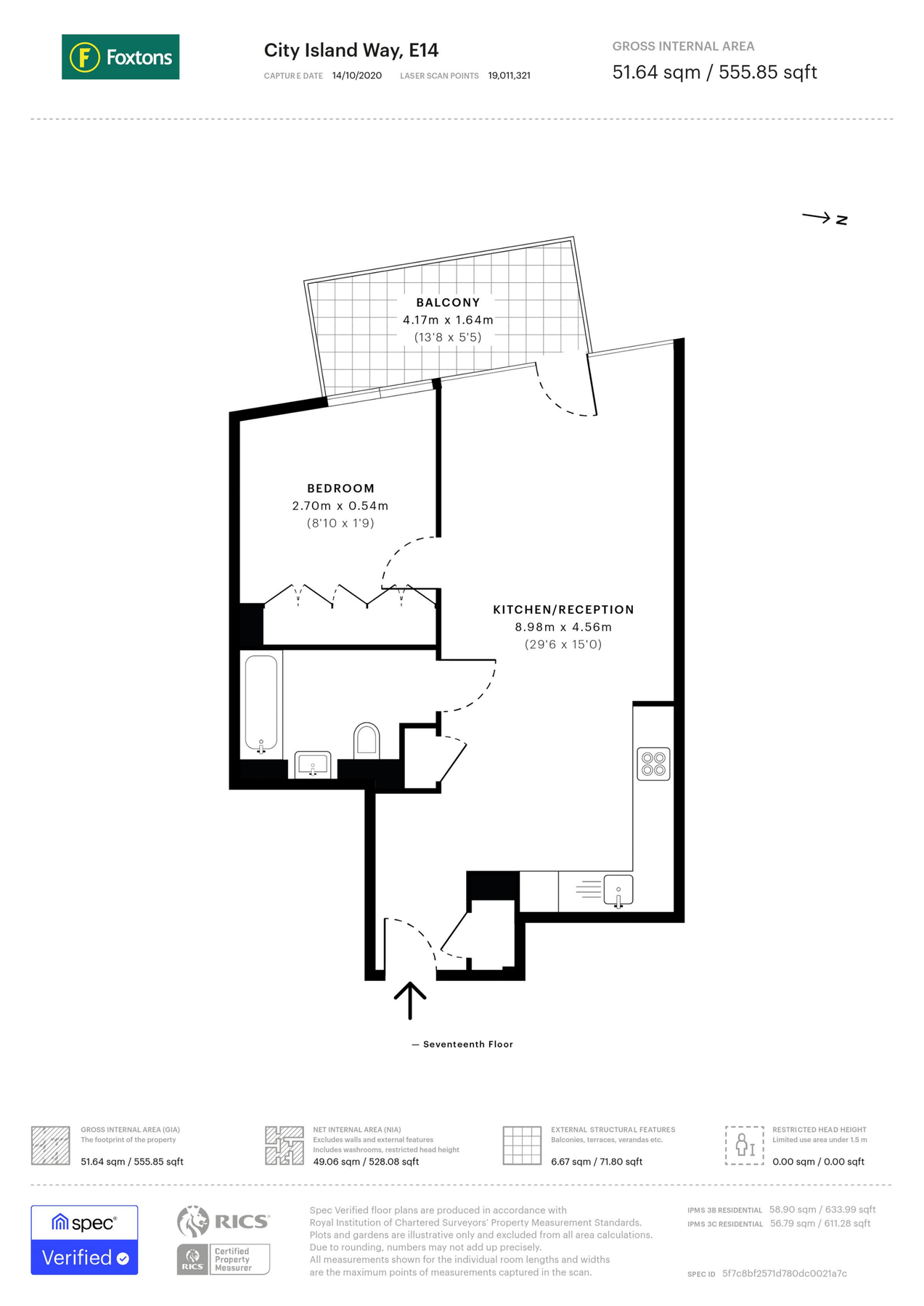 1 bed flat for sale in City Island Way, Canary Wharf, London E14 Zoopla