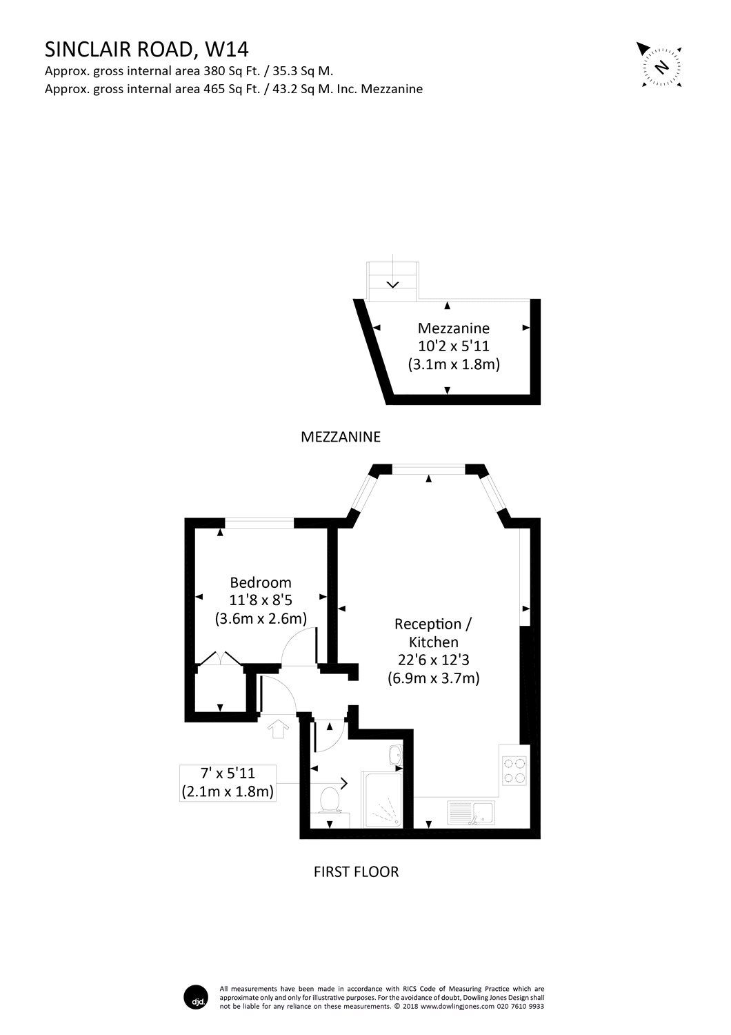 1 bed flat to rent in Sinclair Road, Brook Green, London W14 Zoopla