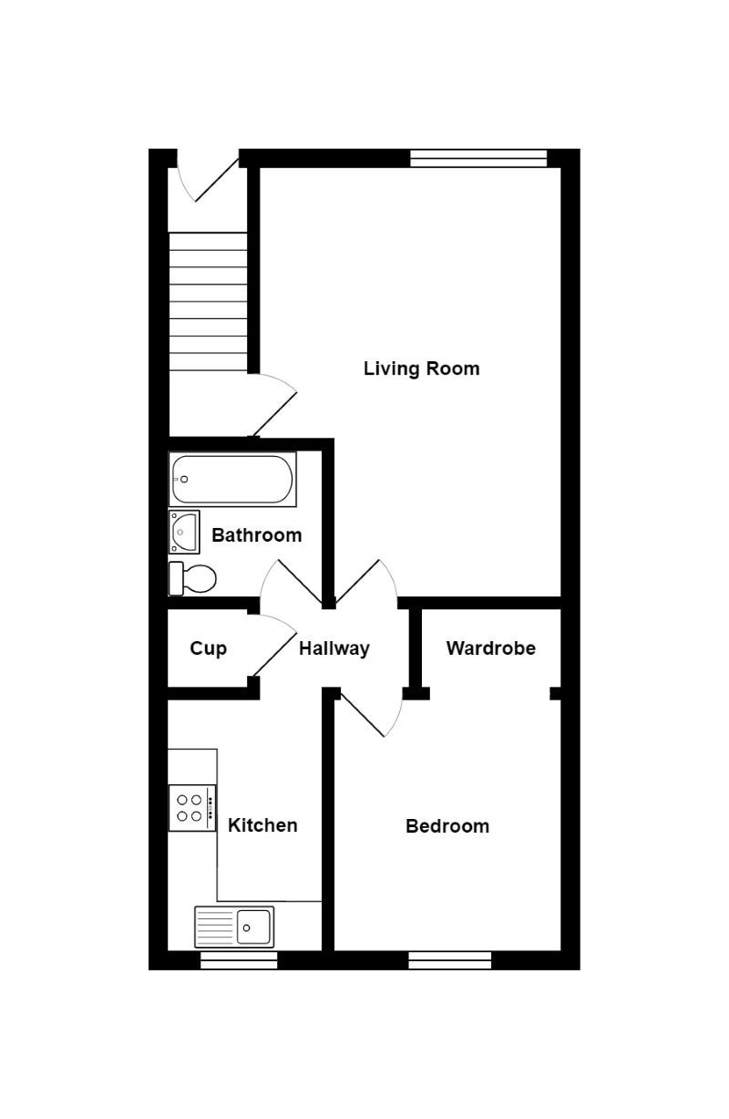 1 bed flat for sale in 37 Beechwood Drive, Alexandria, Dunbartonshire