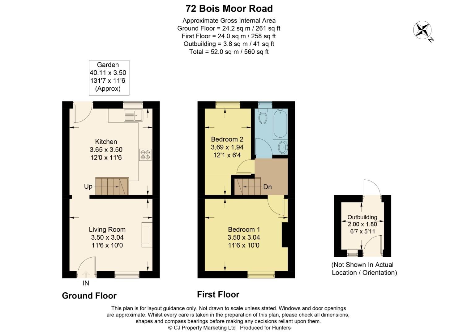 2 bed terraced house for sale in Bois Moor Road, Chesham