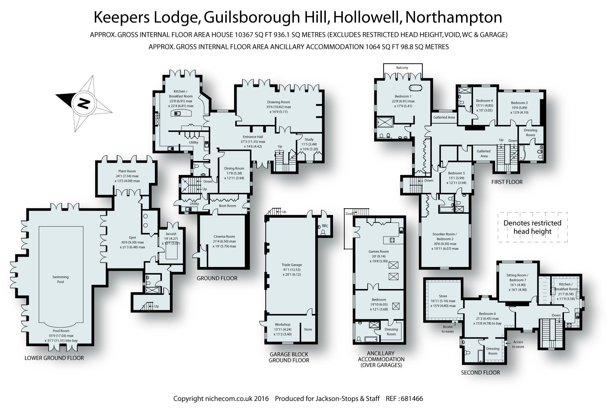 7 bed detached house to rent in Guilsborough Hill, Hollowell