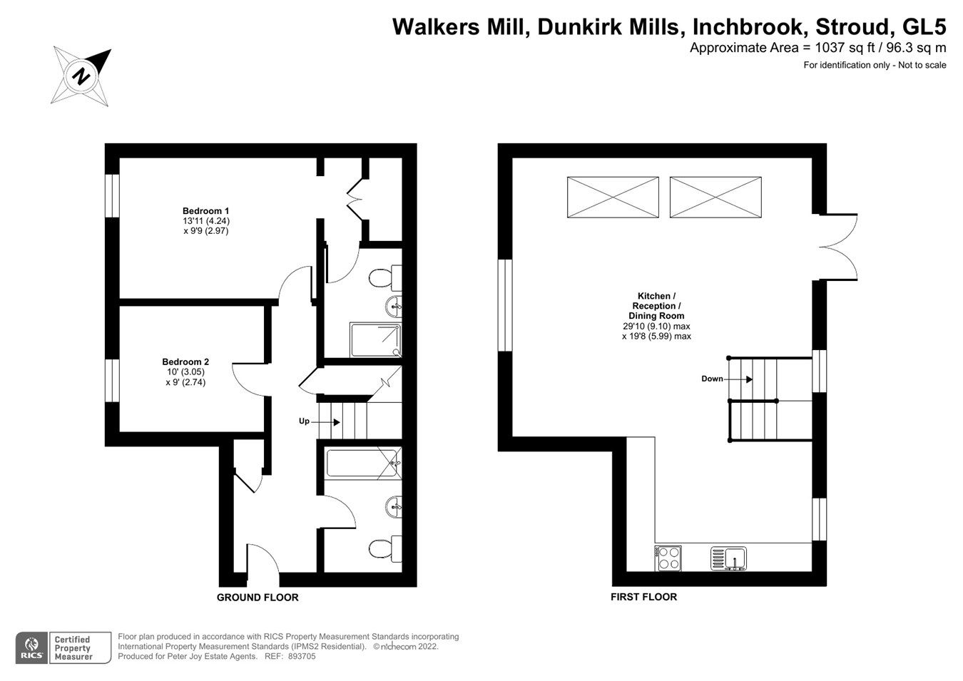 2 bed flat for sale in Dunkirk Mills, Inchbrook, Stroud GL5 Zoopla