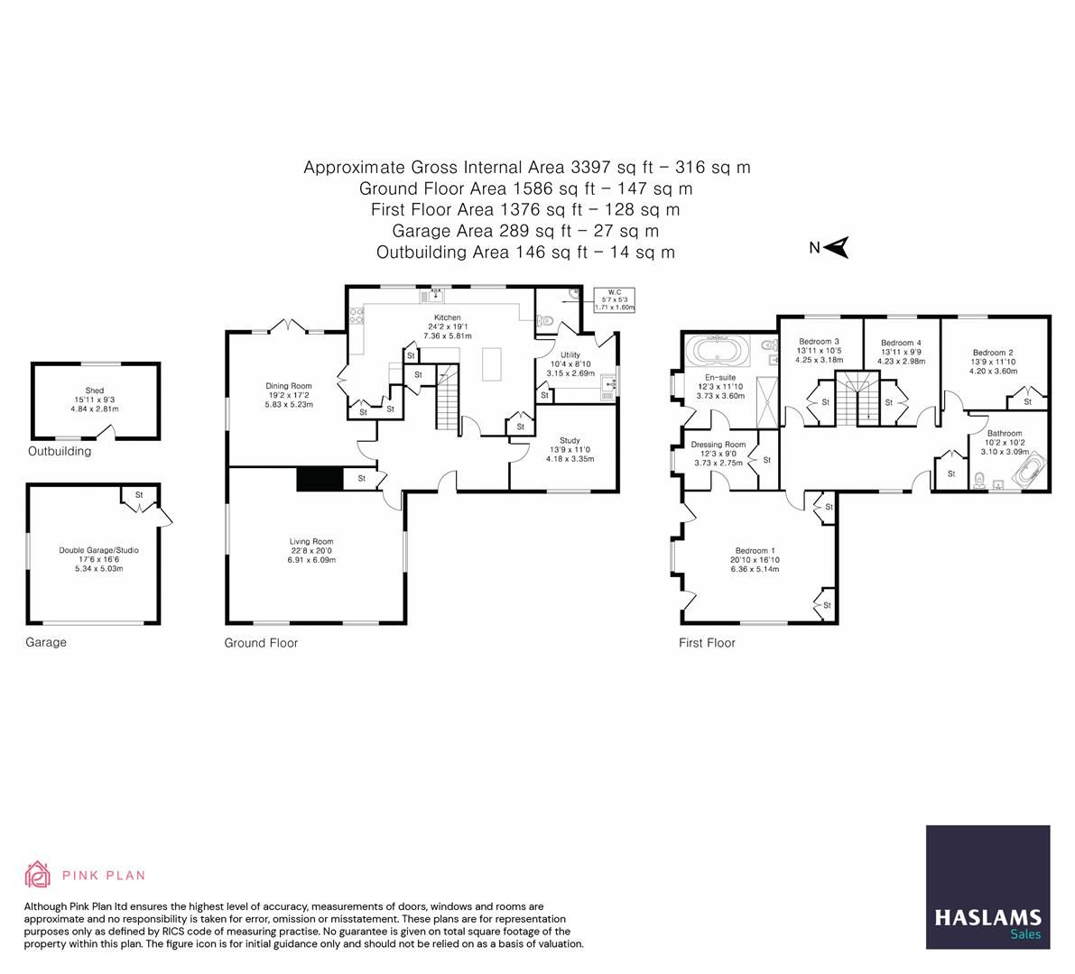 4 bed detached house for sale in Burghfield Bridge, Burghfield, Reading