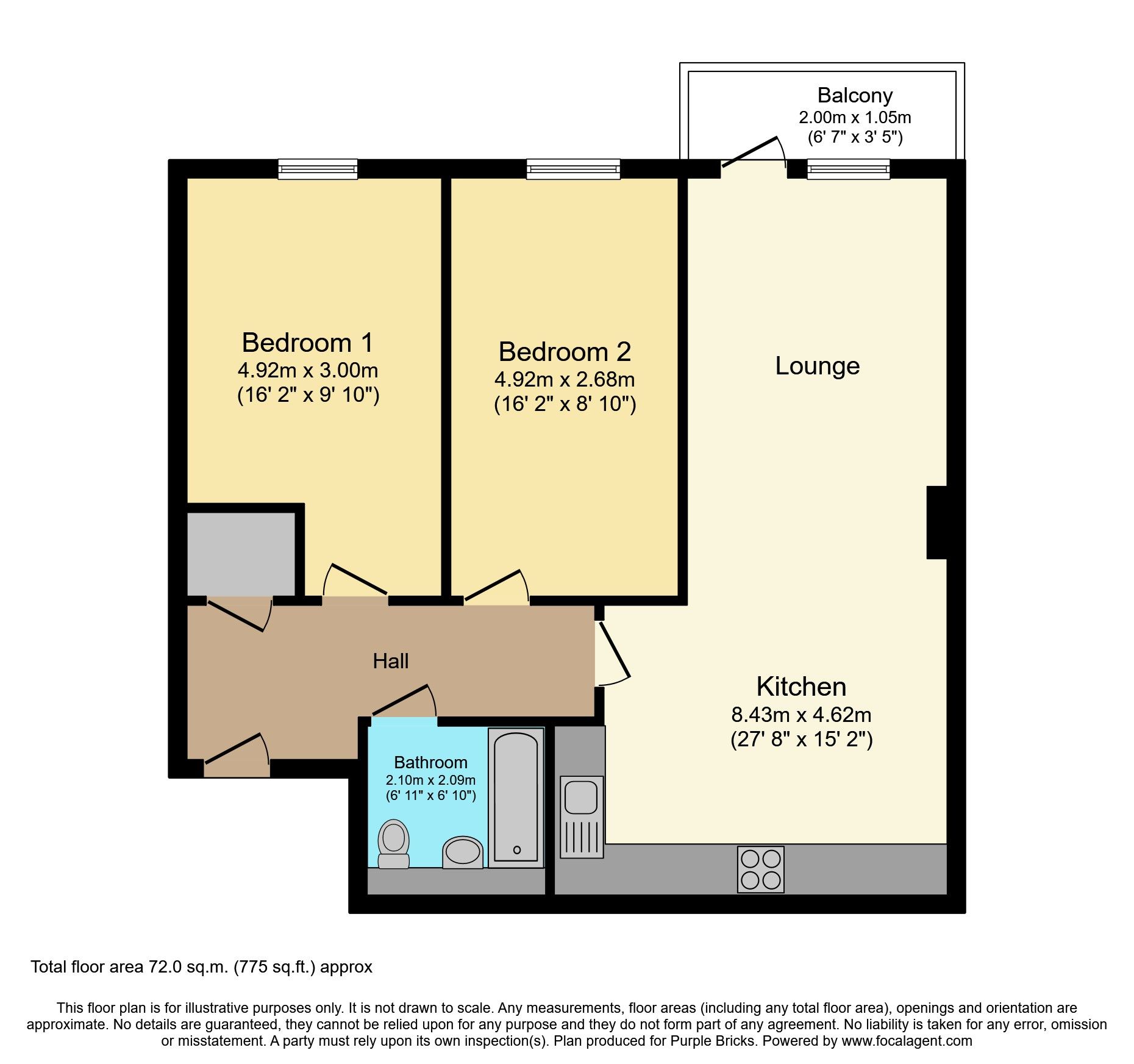 2 bed flat for sale in Brook Road, Borehamwood WD6 Zoopla