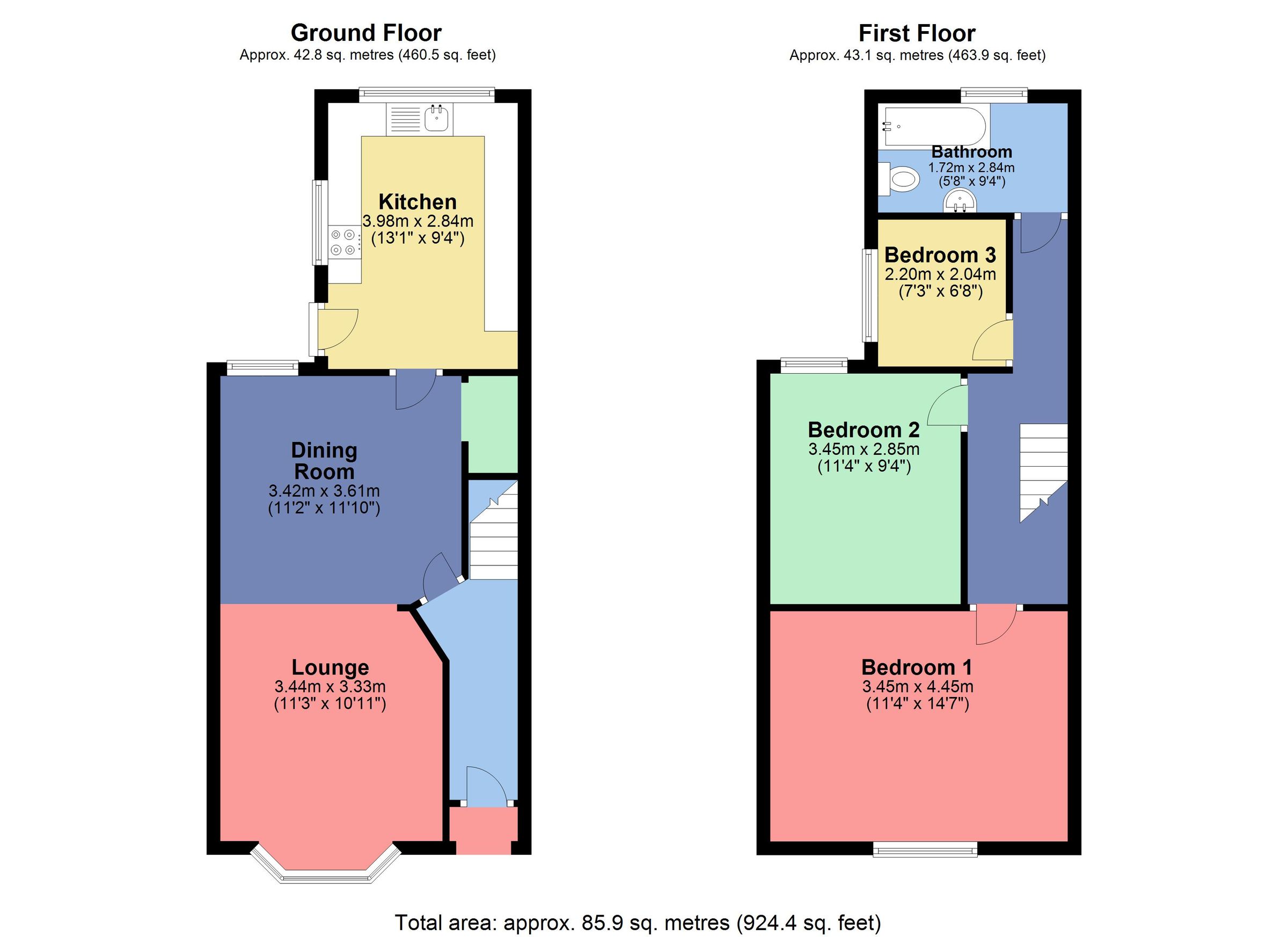 3 bed end terrace house for sale in Sandringham Road, Watford