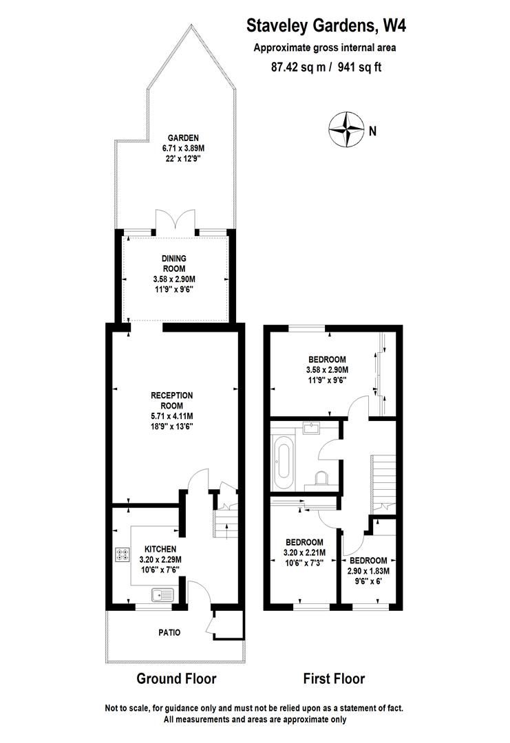 3 bed terraced house for sale in Staveley Gardens, Chiswick W4 Zoopla