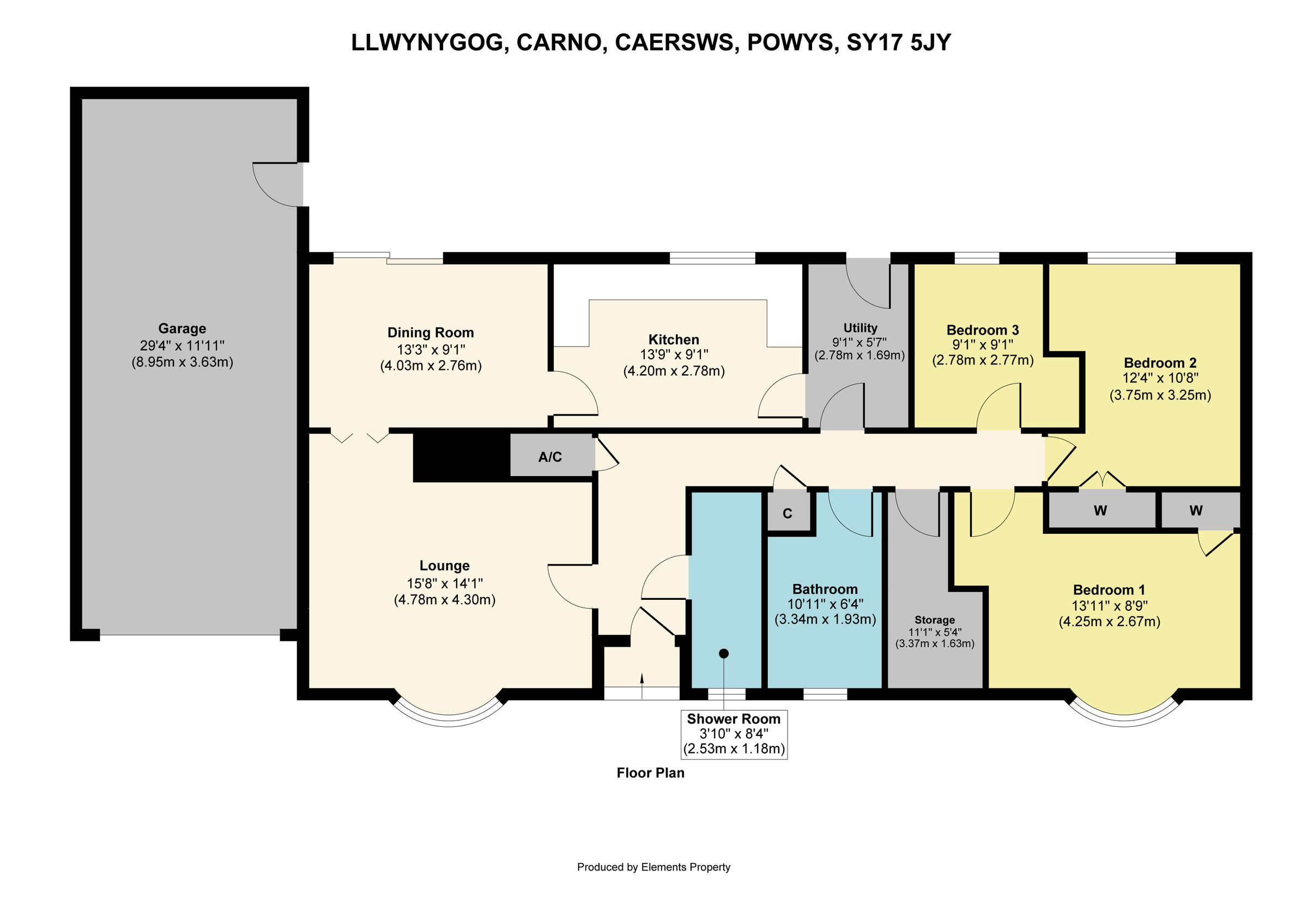 3 bed bungalow for sale in Carno, Caersws, Powys SY17 Zoopla