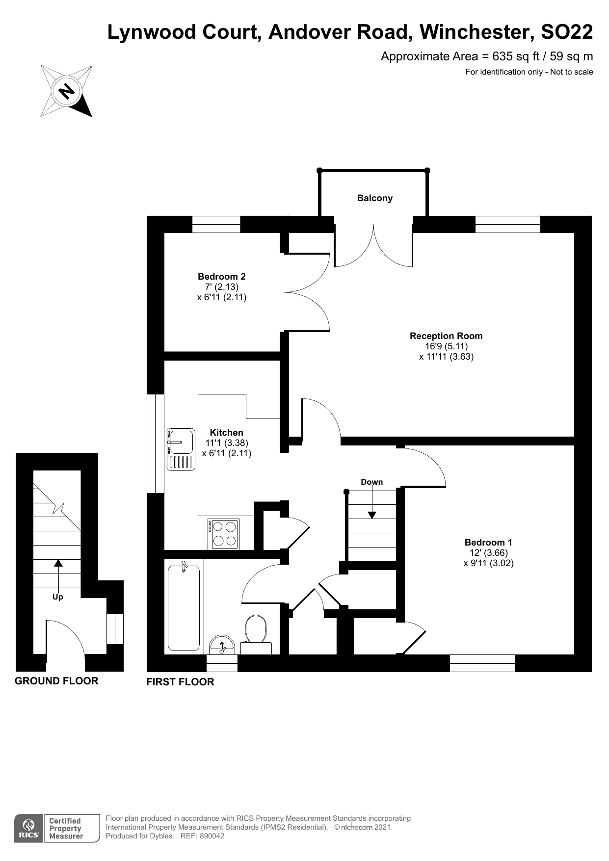 1 bed flat for sale in Andover Road, Weeke, Winchester SO22 Zoopla