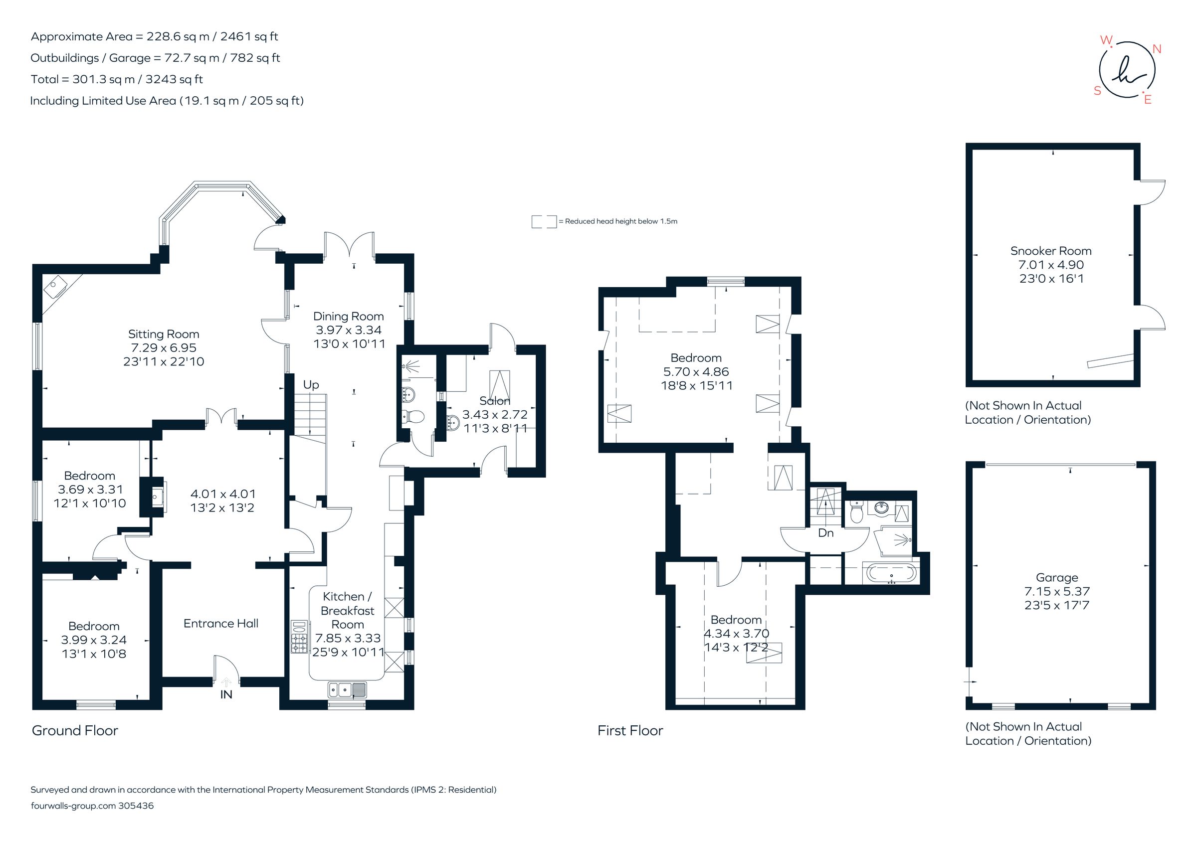 4 bed detached house for sale in Church Road, Hampshire