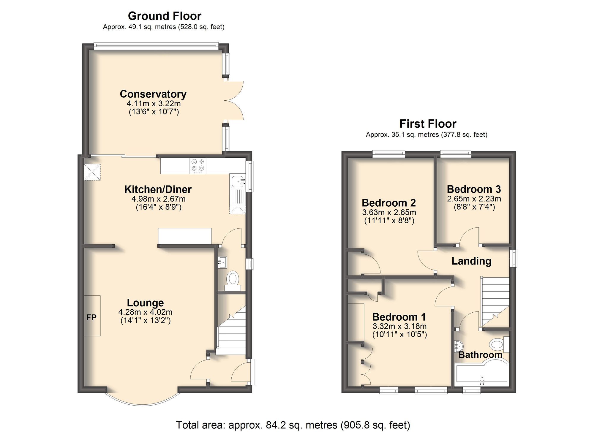 3 bed semidetached house for sale in Vernon Road, Chesterfield S40