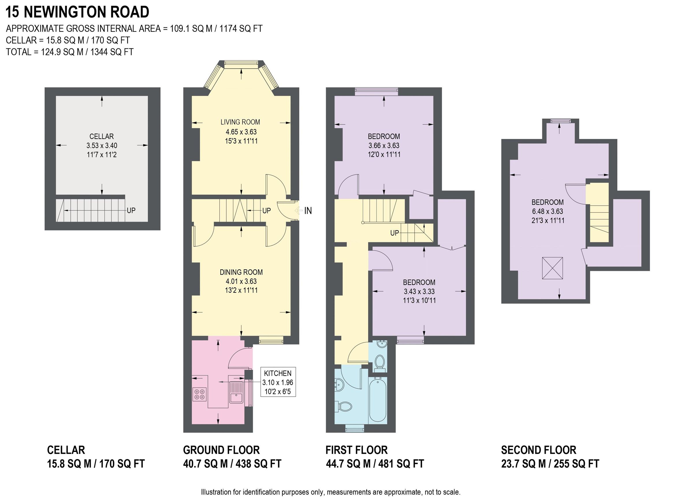 3 bed terraced house for sale in Newington Road, Endcliffe, Sheffield