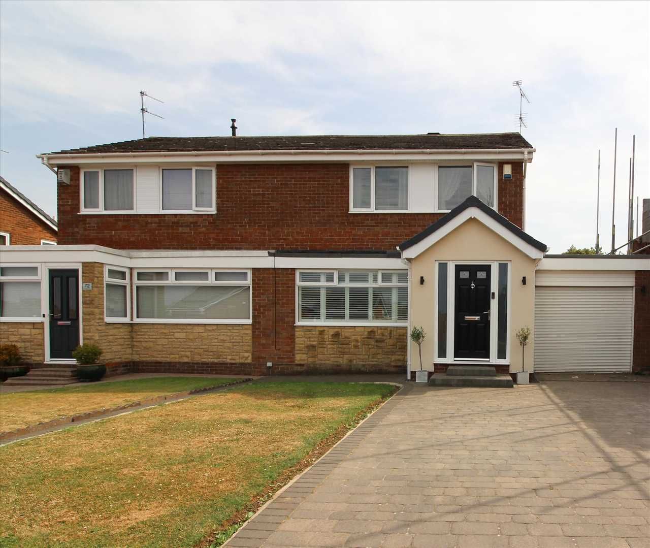 3 bed semidetached house for sale in Porchester Drive, Eastfield Chase